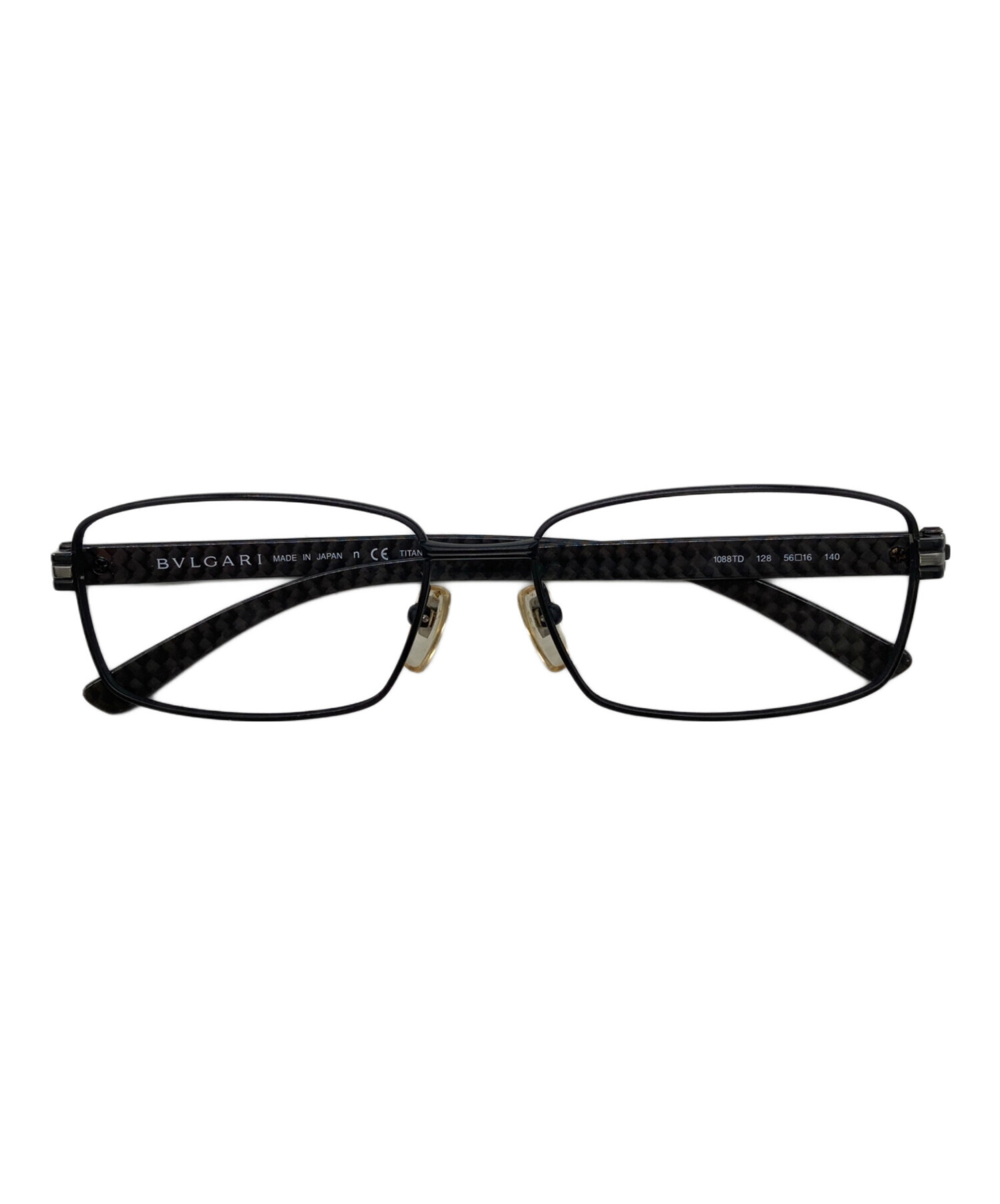 ブルガリ　サングラス　未使用品 中古・古着通販】BVLGARI (ブルガリ) 眼鏡フレーム ブラック｜ブランド