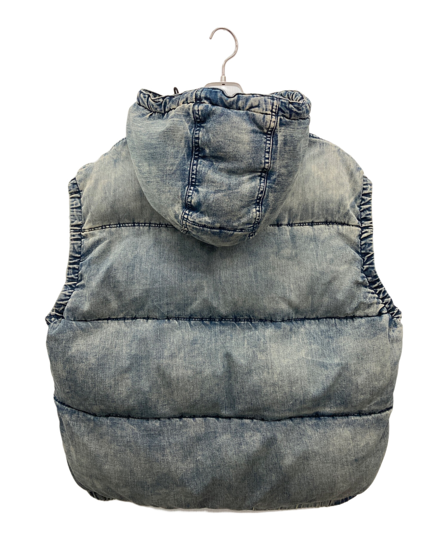 DIESEL ディーゼル 肉厚 ニット ダウンベスト グレー 灰色 XL 国内正規品