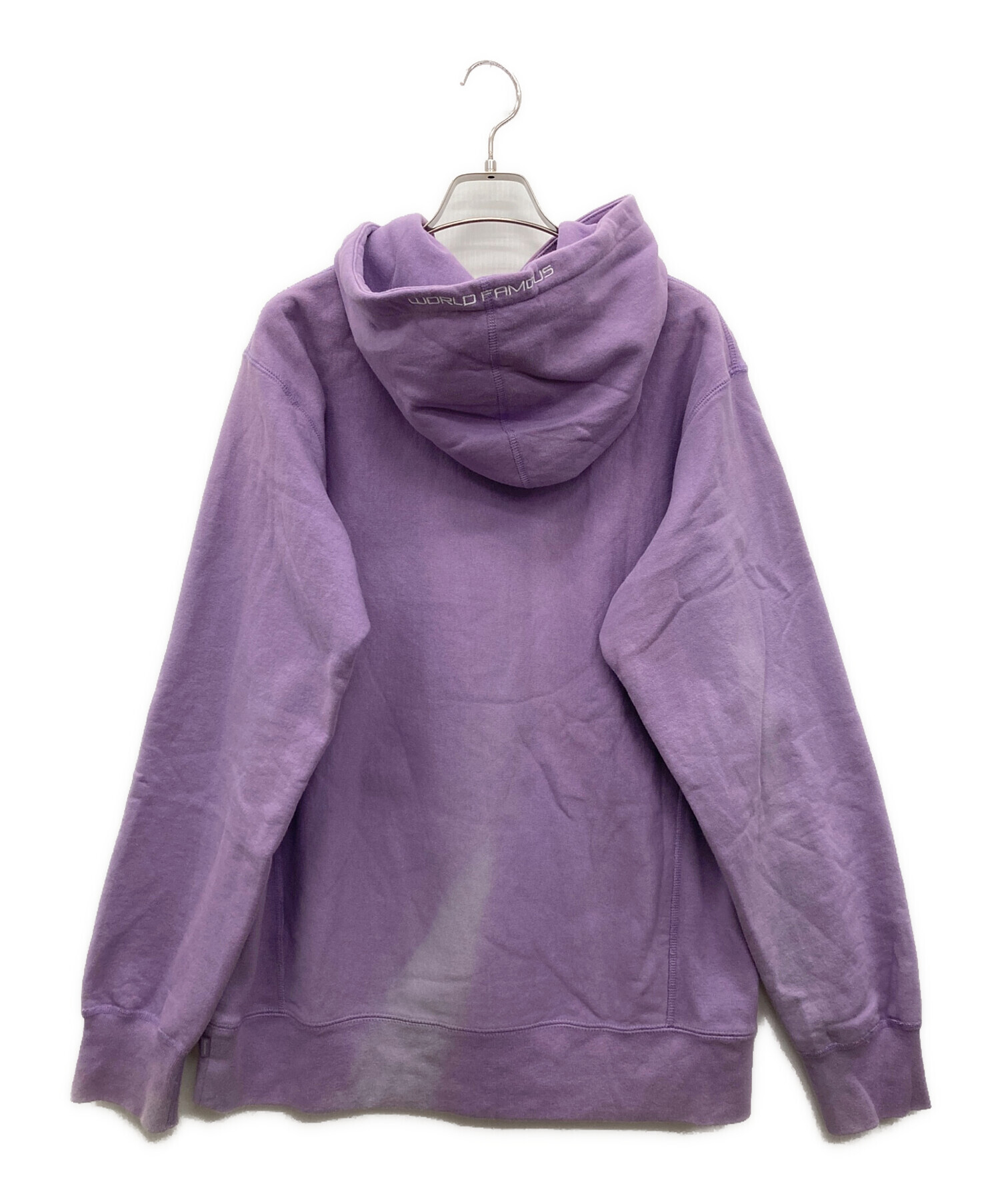 supreme パーカー　紫　パープル　サイズL 中古・古着通販】Supreme (シュプリーム) パーカー パープル サイズ:L