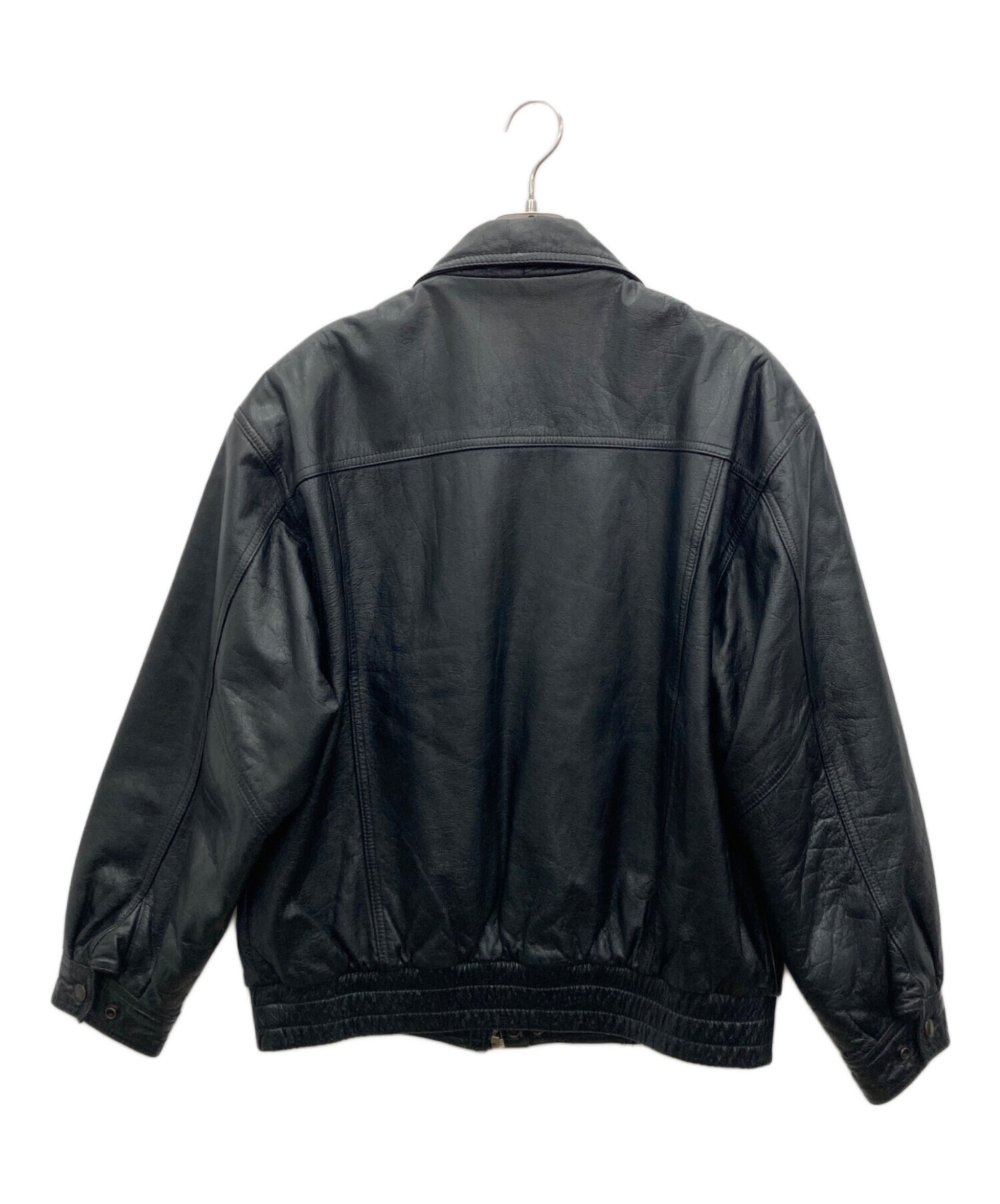 中古・古着通販】DURANTE (デュランテ) レザージャケット ブラック