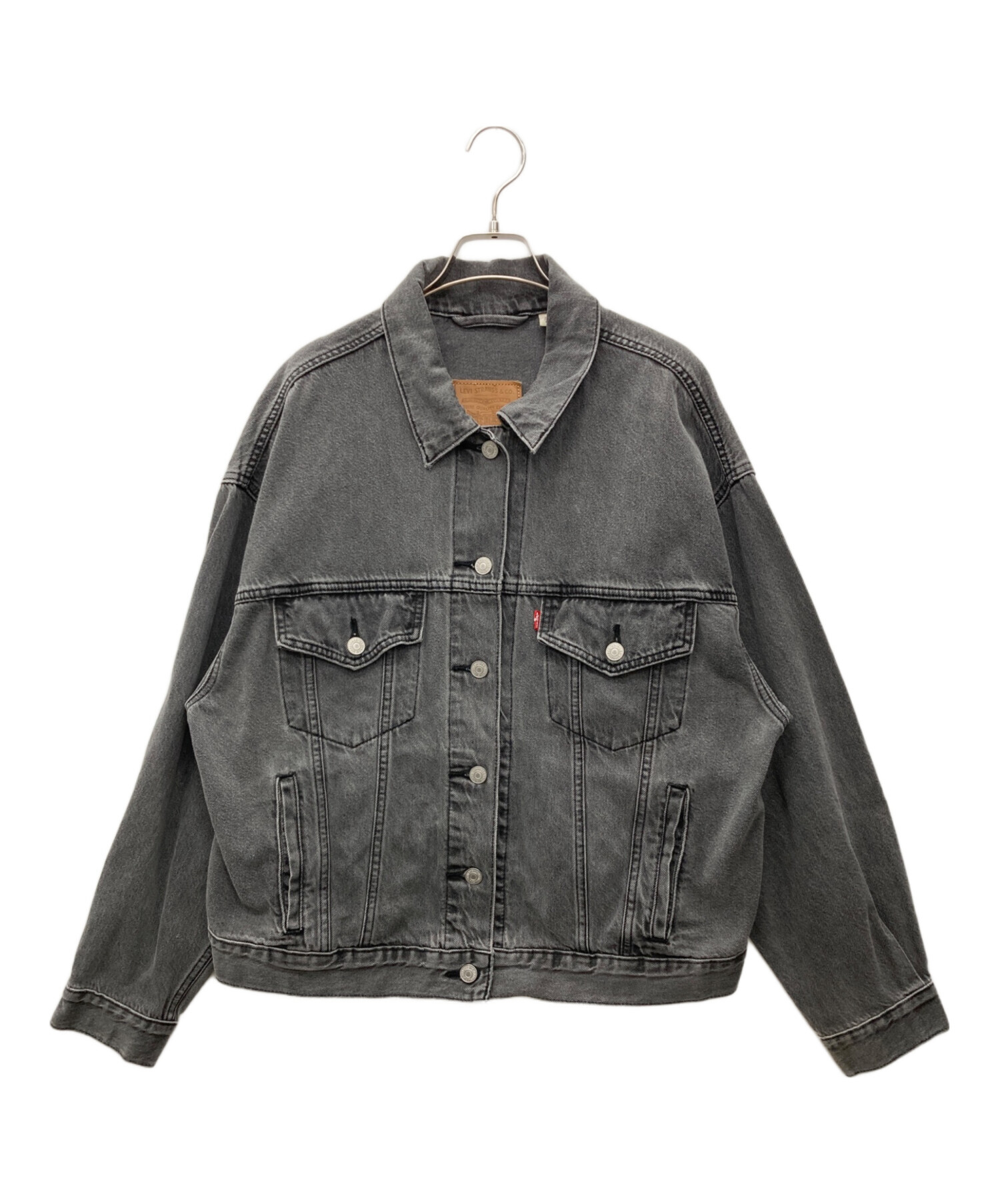 中古・古着通販】LEVI'S (リーバイス) デニムジャケット グレー サイズ