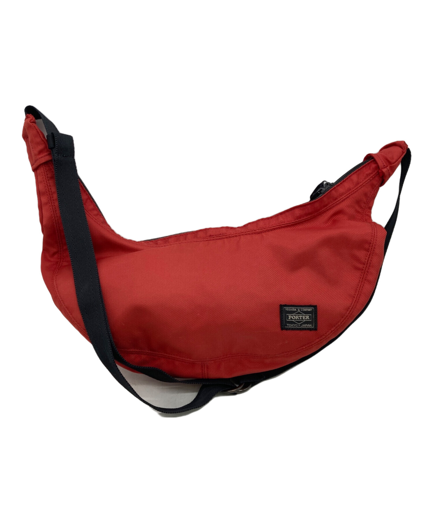 中古・古着通販】PORTER (ポーター) ショルダーバッグ レッド 