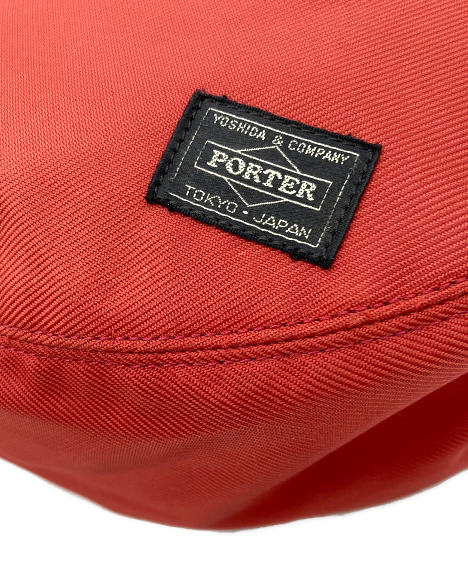 中古・古着通販】PORTER (ポーター) ショルダーバッグ レッド 