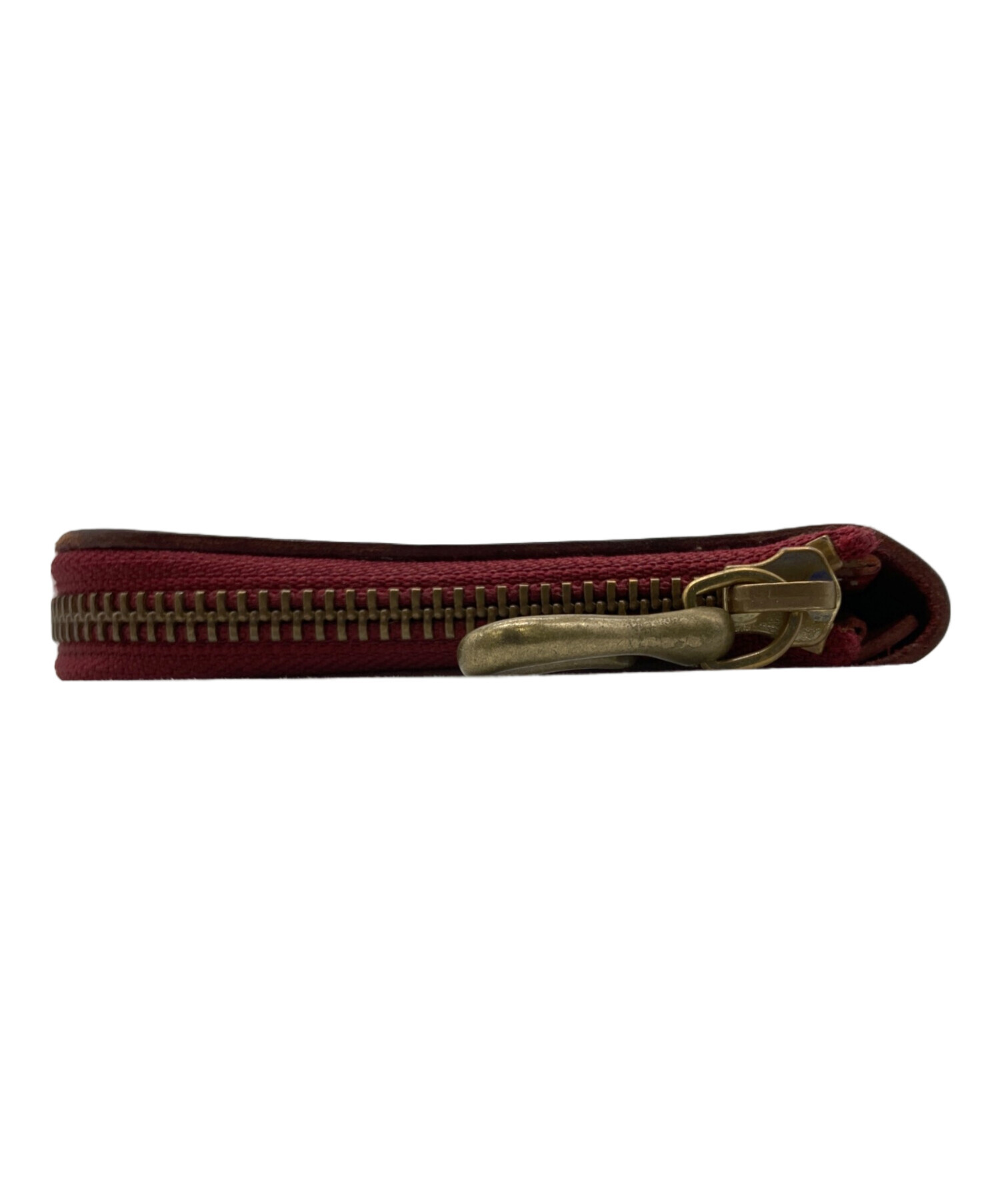 中古・古着通販】BEERBELLY (ビアベリー) SMALL ROUND WALLET ボルドー