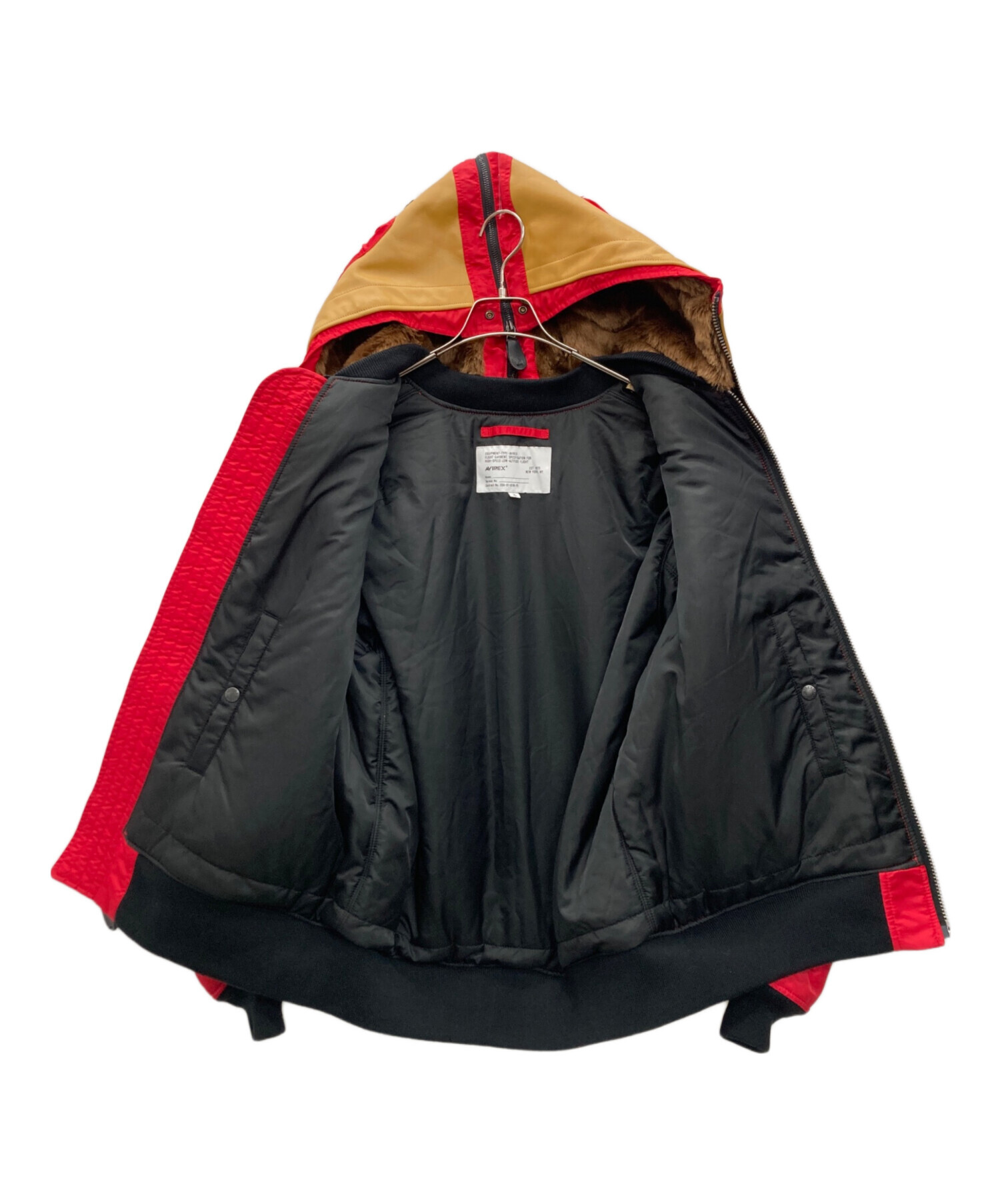 中古・古着通販】AVIREX (アヴィレックス) MA-1ジャケット レッド 