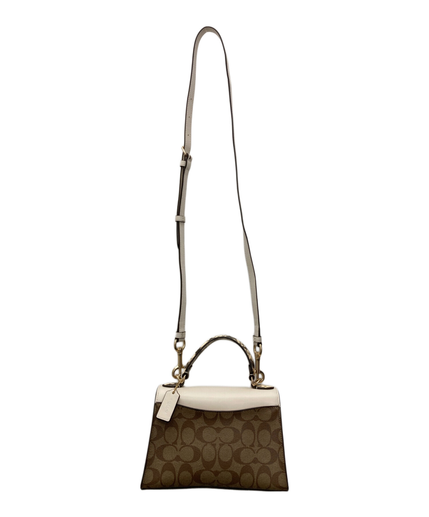 COACH コーチ レザーペッパーサッチェル 中古・古着通販COACH (コーチ 