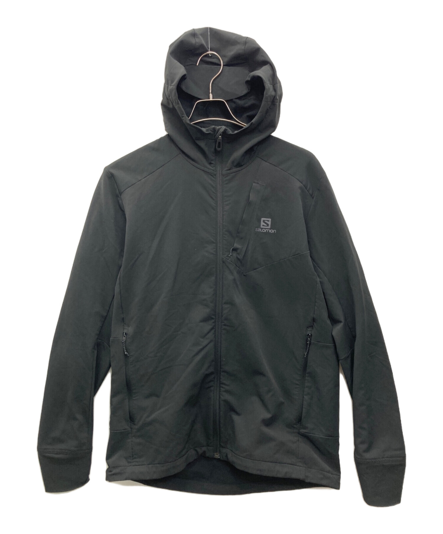中古・古着通販】SALOMON (サロモン) ソフトシェルジャケット ブラック 