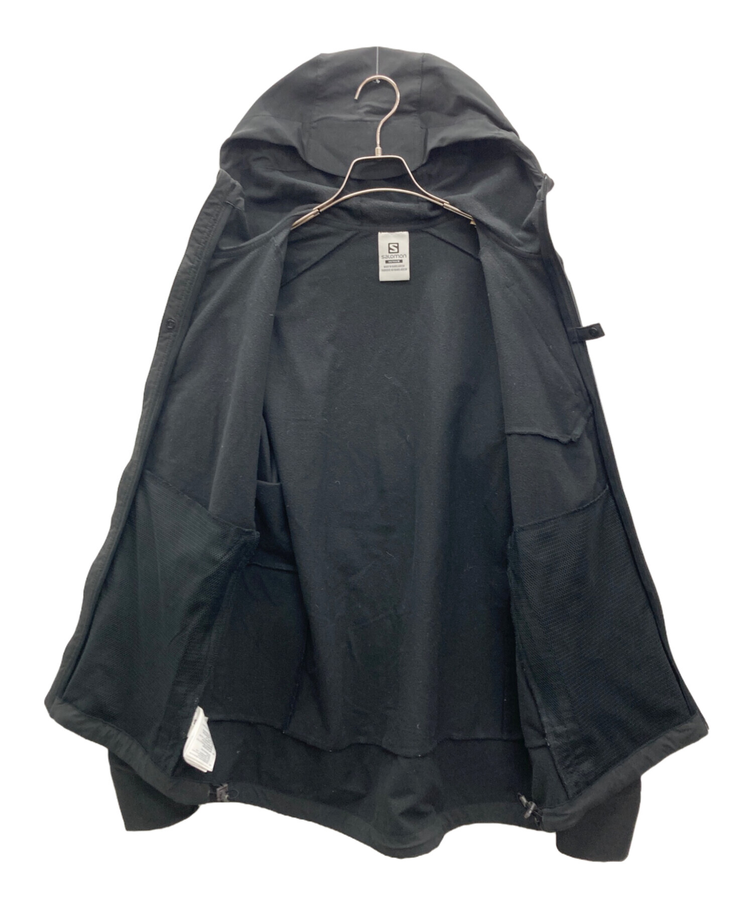 中古・古着通販】SALOMON (サロモン) ソフトシェルジャケット ブラック 