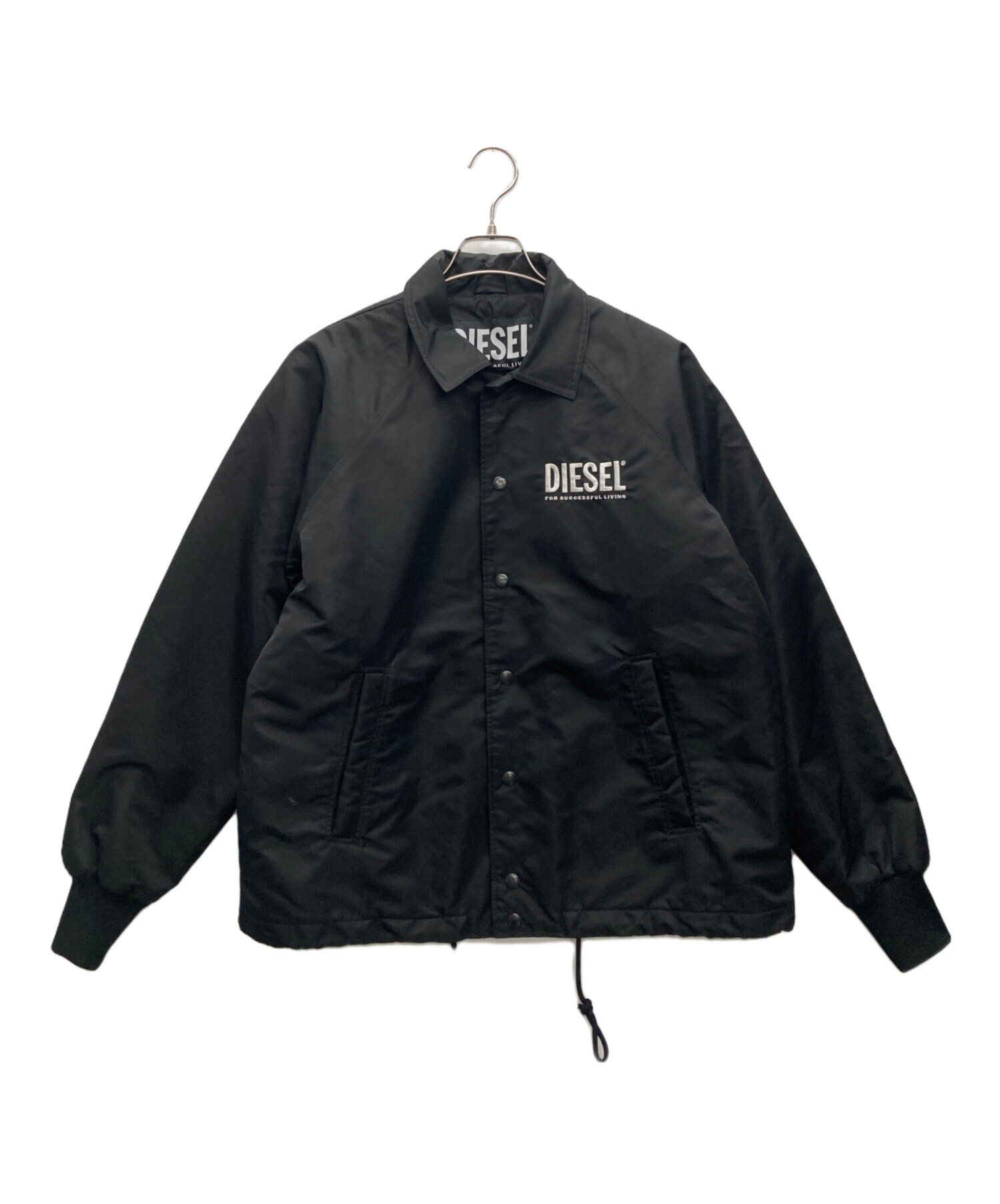DIESEL ブラックジャケット Lサイズ　y2k 中古・古着通販】DIESEL (ディーゼル) ジャケット ブラック サイズ:S