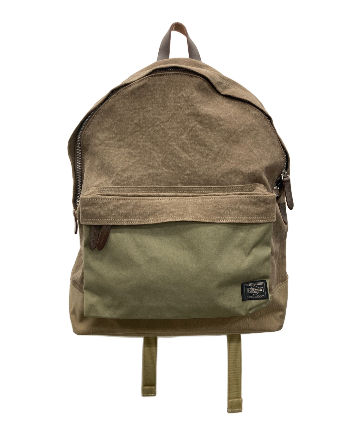 中古・古着通販】PORTER (ポーター) デイパック オリーブ｜ブランド