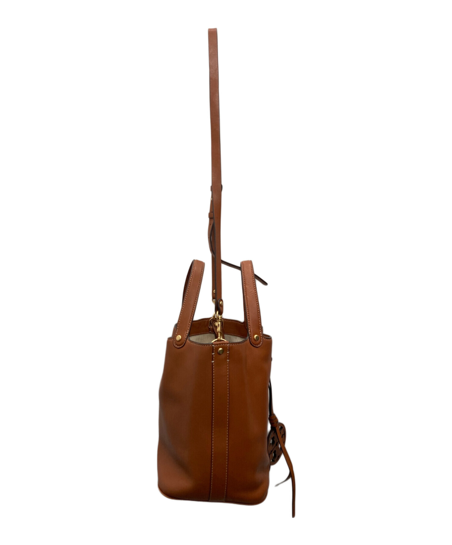 中古・古着通販】TORY BURCH (トリーバーチ) ミラーバケットバック