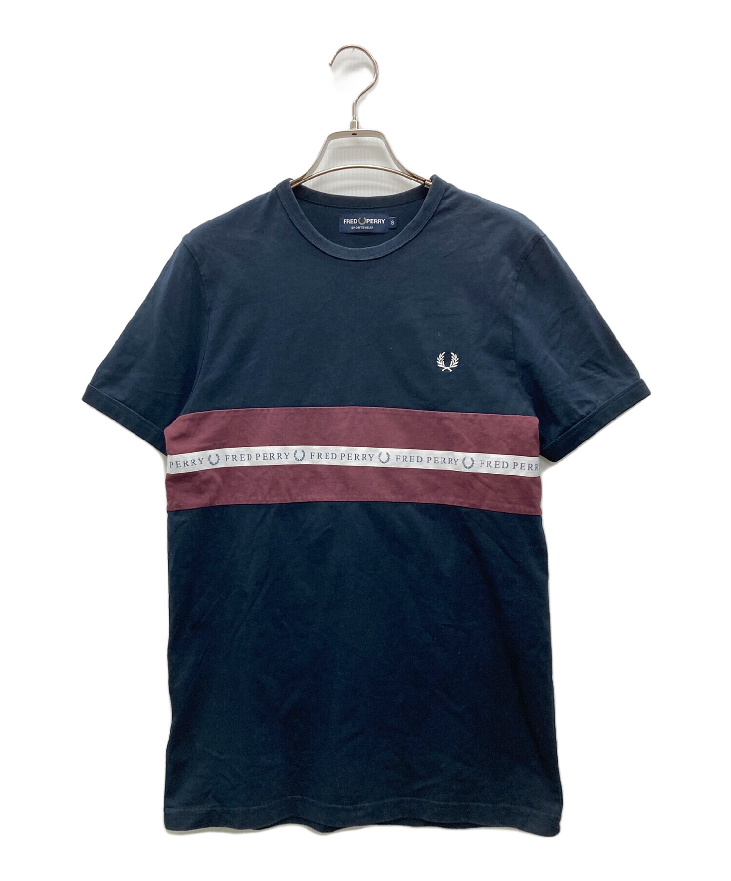 中古・古着通販】FRED PERRY (フレッドペリー) Tシャツ ネイビー 