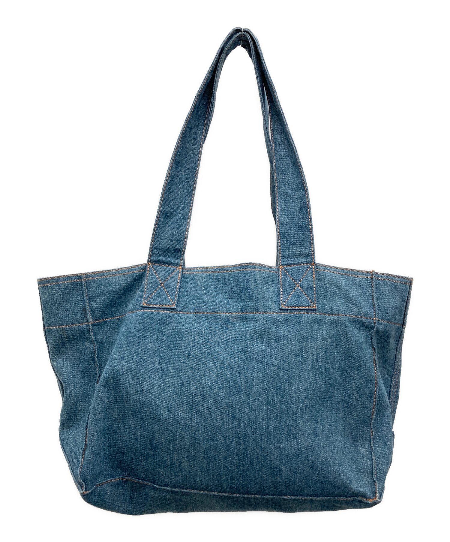 中古・古着通販】DIESEL (ディーゼル) デニムトートバッグ ブルー 