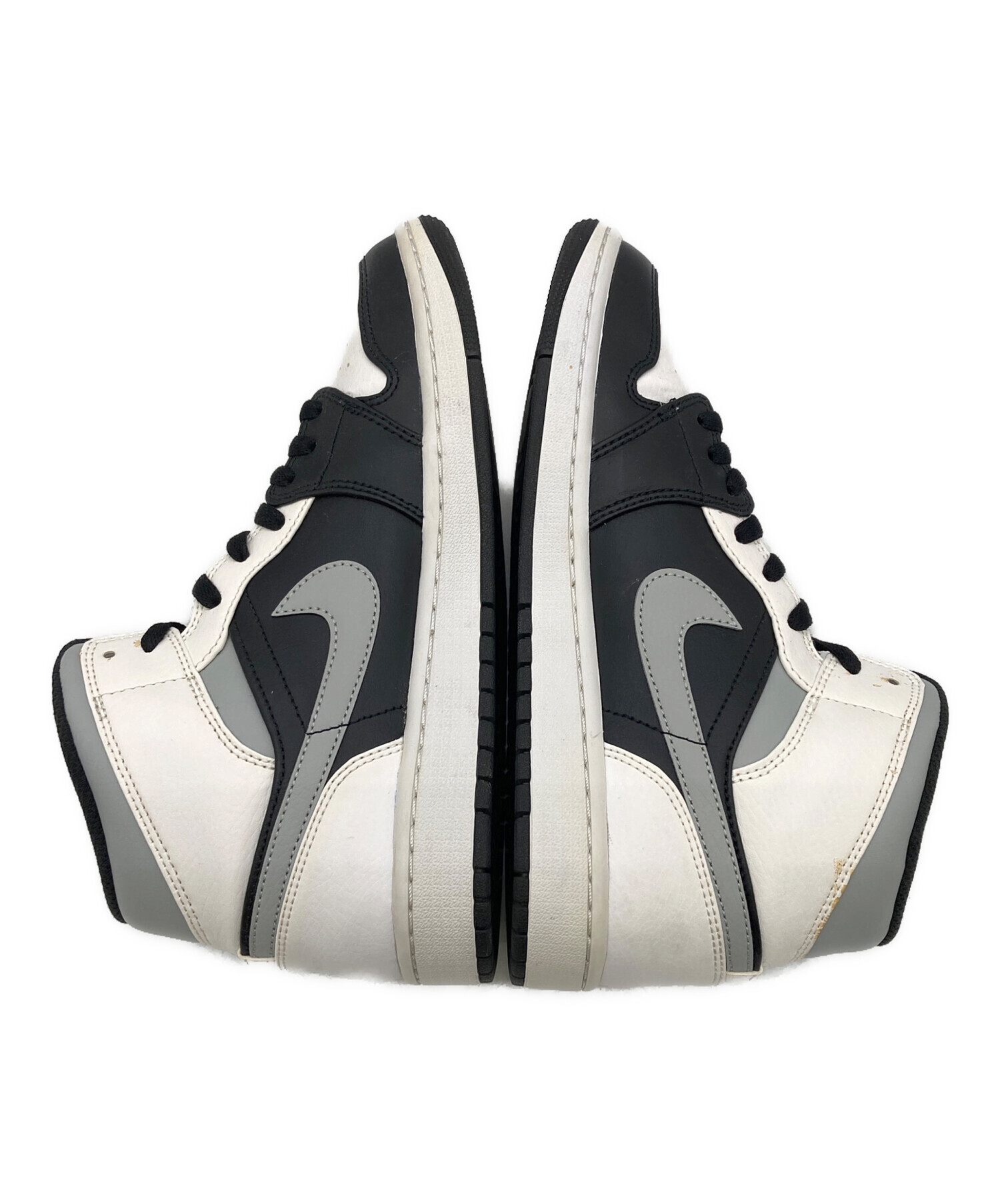 中古・古着通販】NIKE (ナイキ) Air Jordan 1 Mid ホワイトシャドウ 