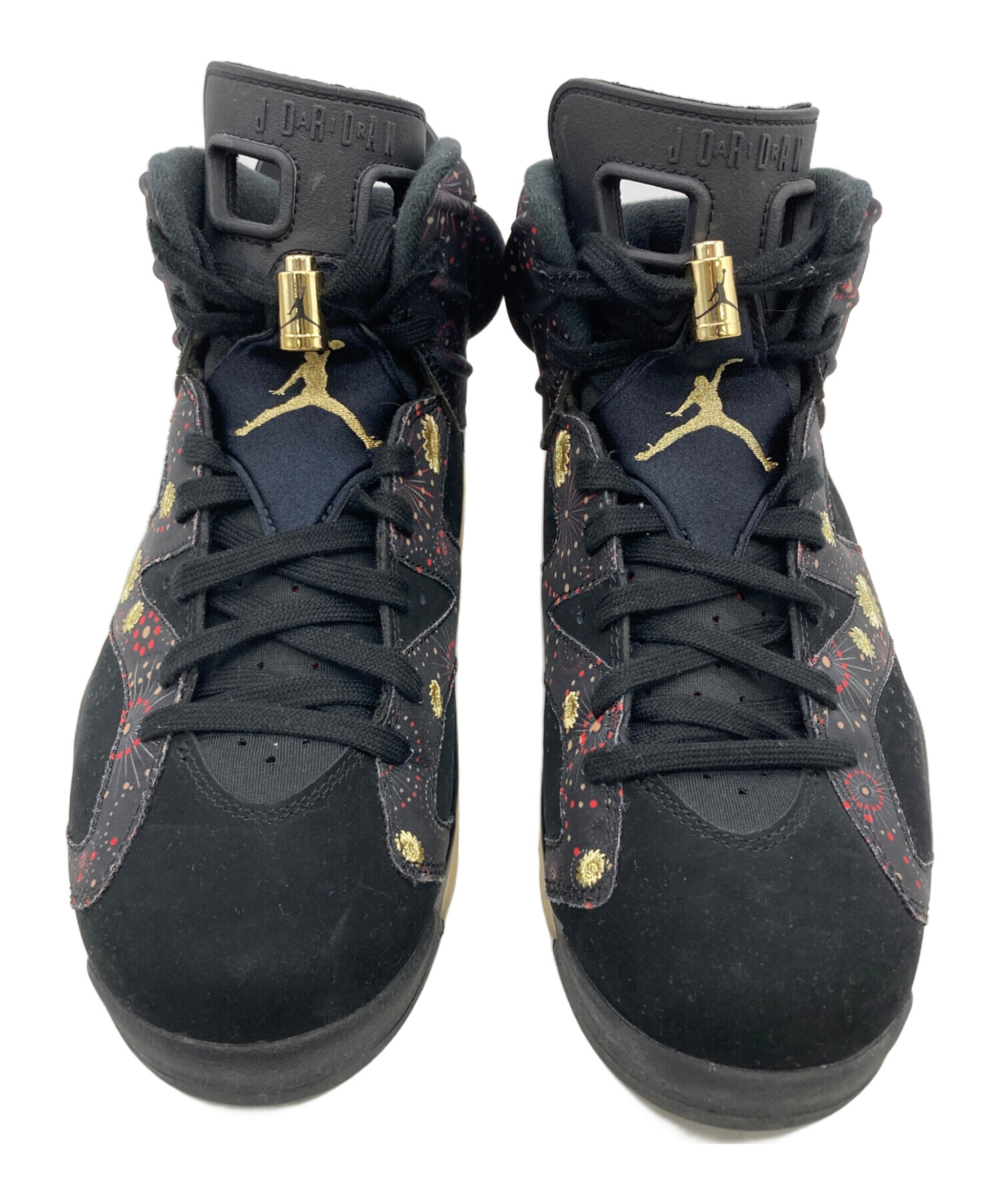 NIKE ナイキ Air Jordan 6 Retro ブランドロゴ スニーカー 合成繊維 ブラック メンズ 27【古着】【中古】 中古・古着通販】NIKE (ナイキ) Air Jordan 6 Retro ブラック サイズ