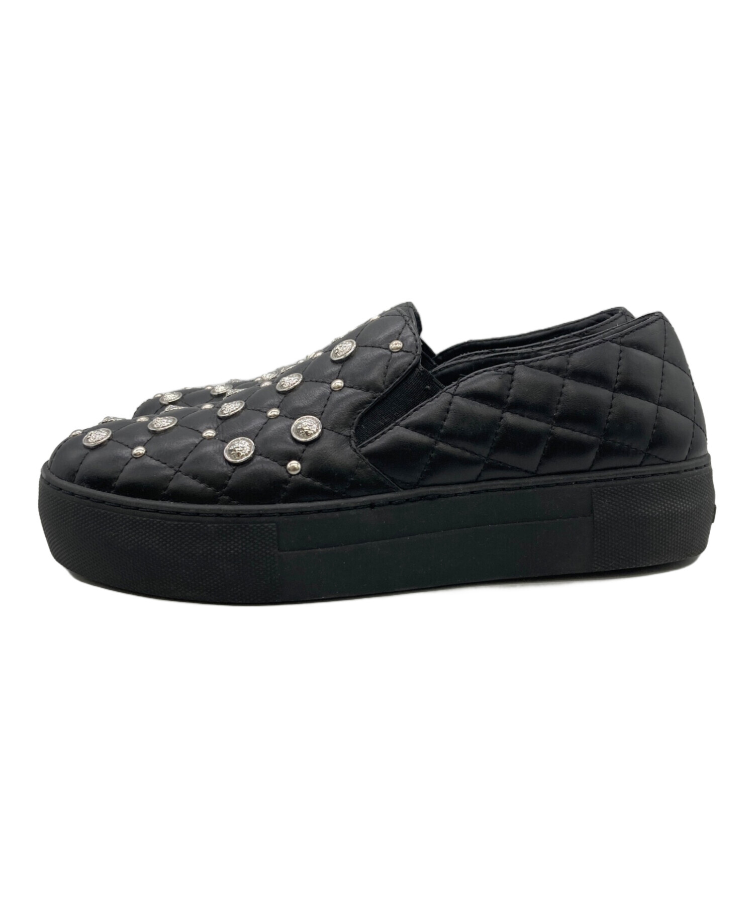 【未使用に近い】VERSACE Odissea 本革 37 厚底 スリッポン 中古・古着通販】VERSUS VERSACE (ヴェルサス ヴェルサーチェ) 厚底