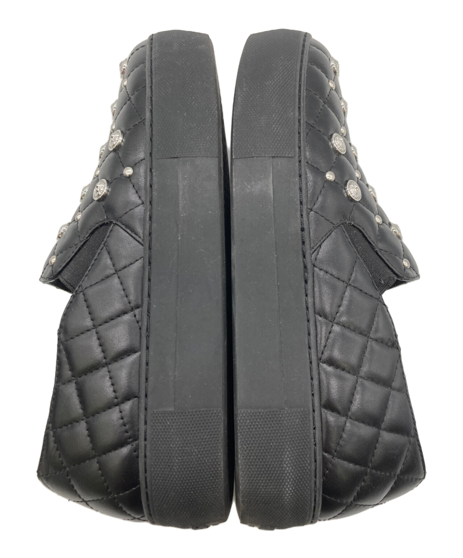 【未使用に近い】VERSACE Odissea 本革 37 厚底 スリッポン 中古・古着通販】VERSUS VERSACE (ヴェルサス ヴェルサーチェ) 厚底