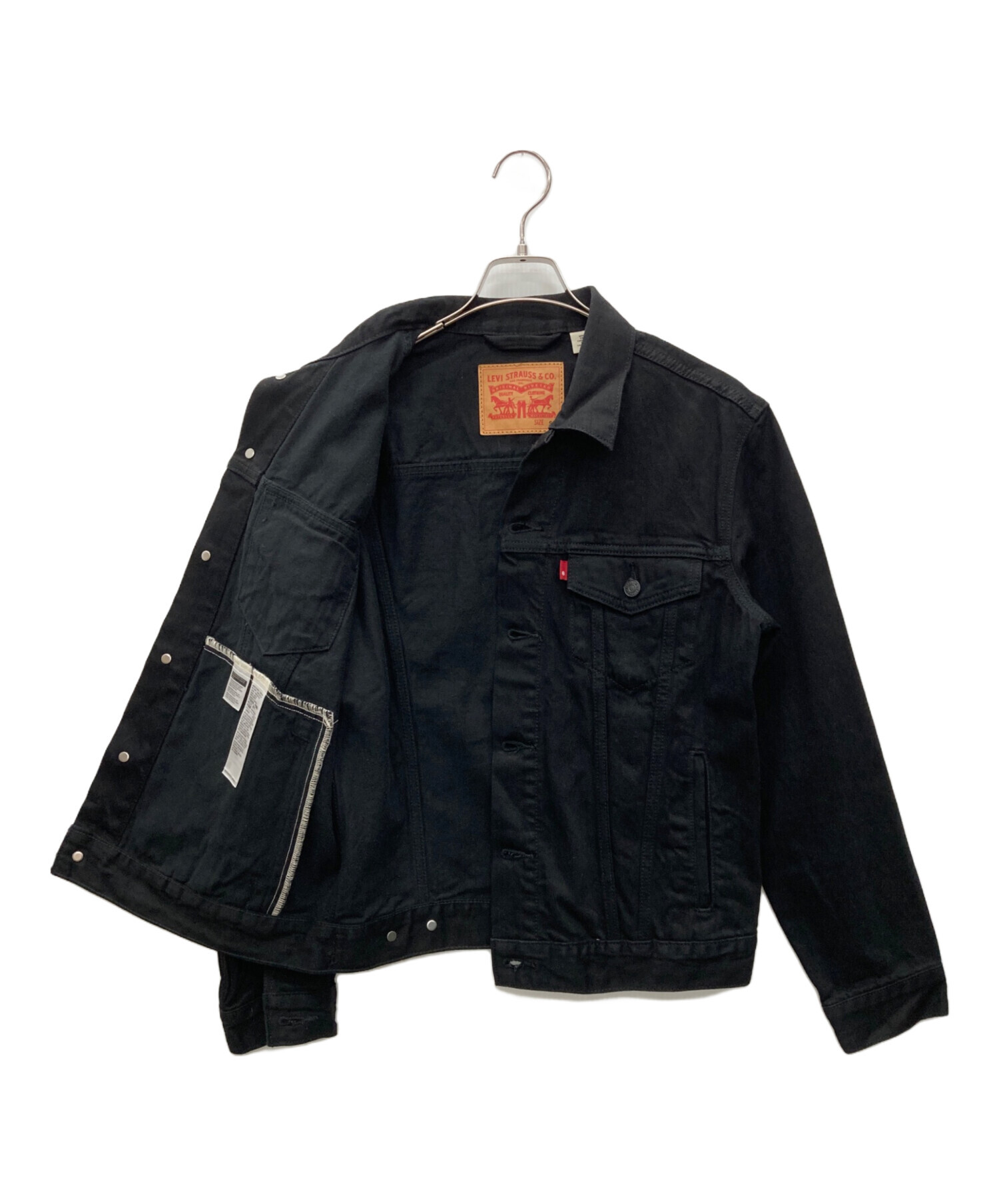 中古・古着通販】LEVI'S (リーバイス) デニムシャツ ブラック サイズ:S