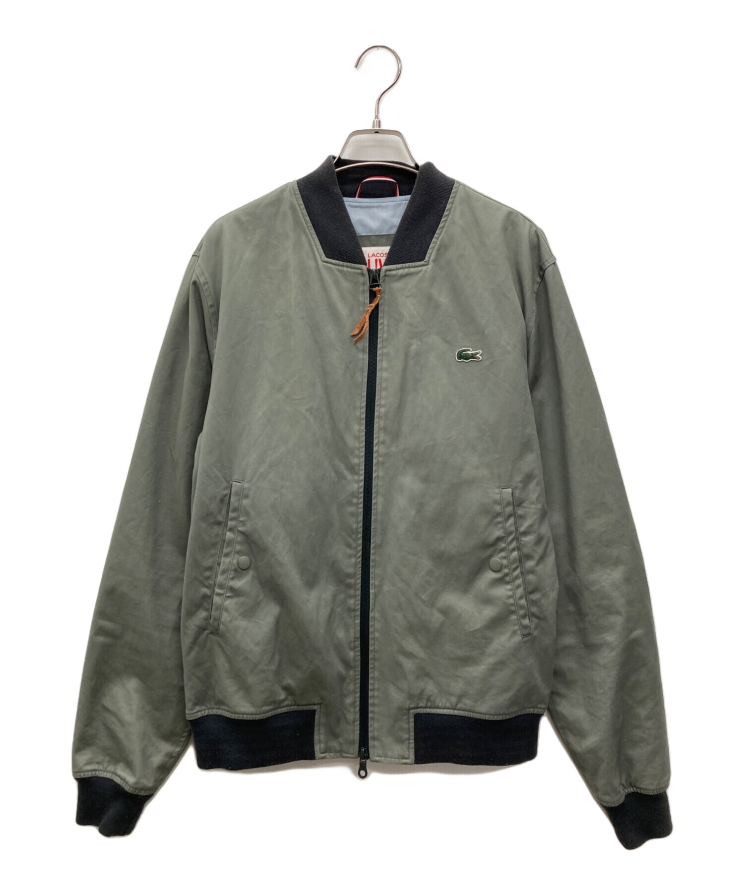 中古・古着通販】LACOSTE LIVE (ラコステライブ) ブルゾン カーキ 