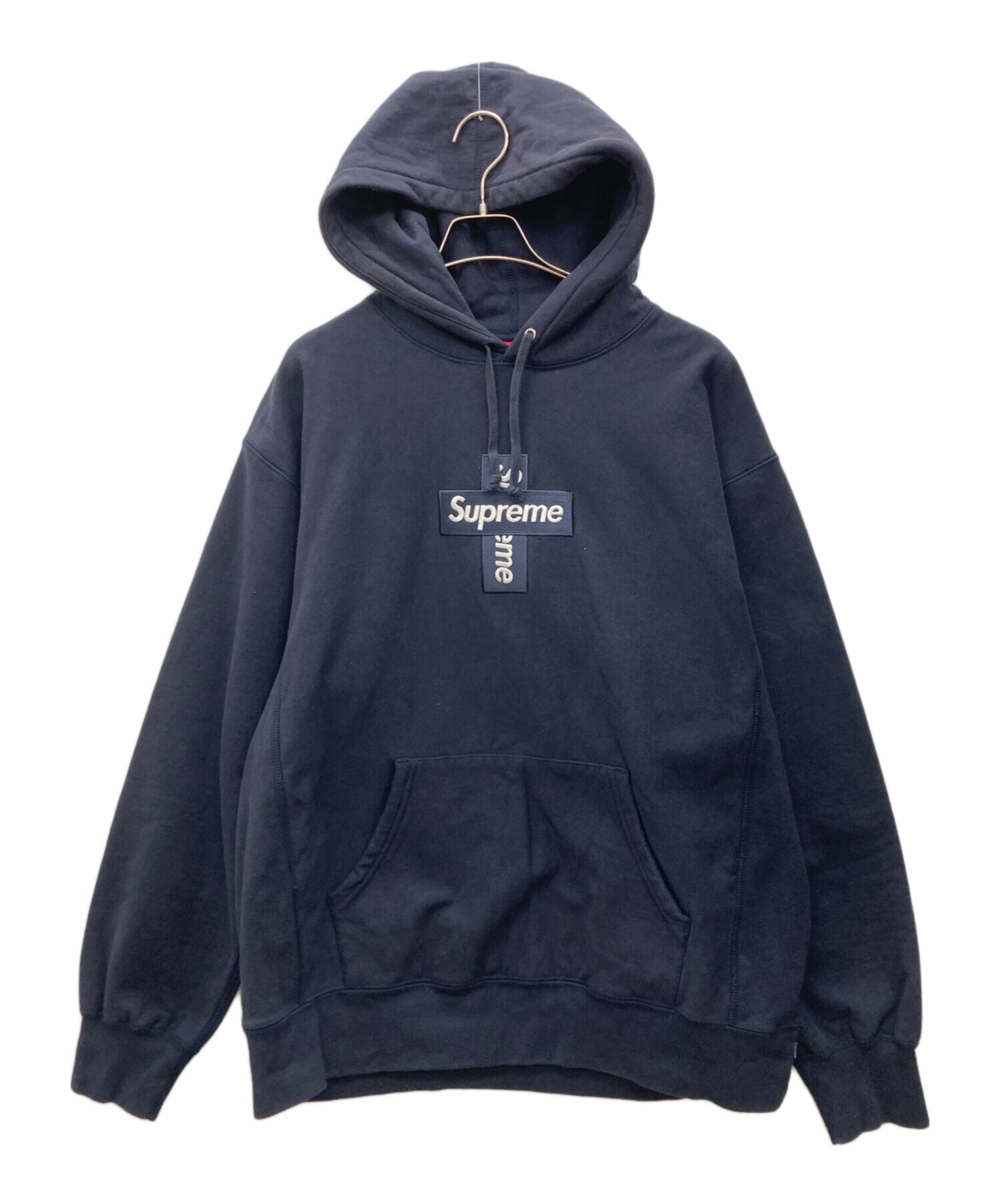 中古・古着通販】SUPREME (シュプリーム) パーカー ネイビー サイズ:XL 中古・古着通販】SUPREME (シュプリーム) パーカー ネイビー サイズ:XL