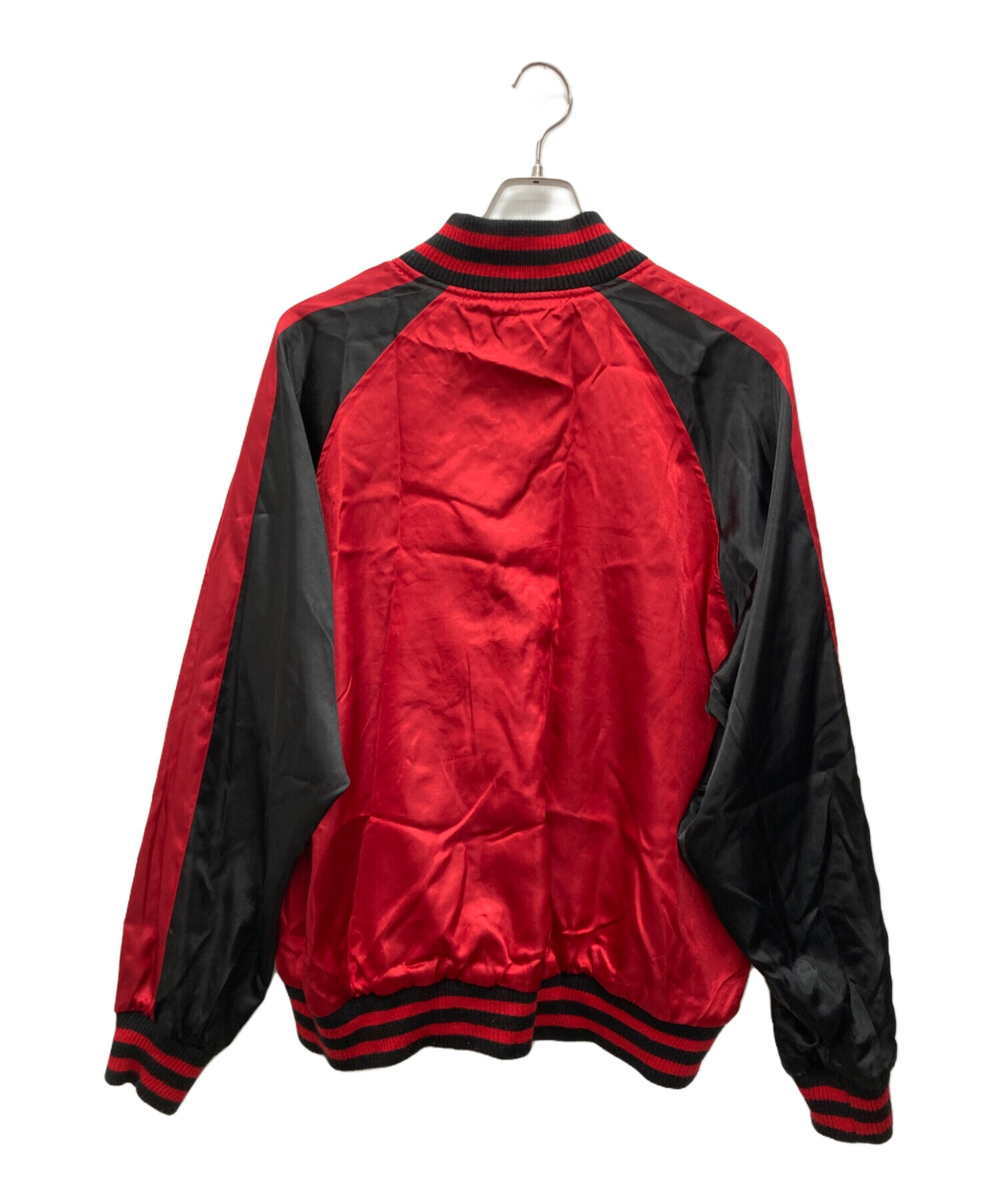 中古・古着通販】zeky (ゼキー) スカジャン ブラック×レッド サイズ:L