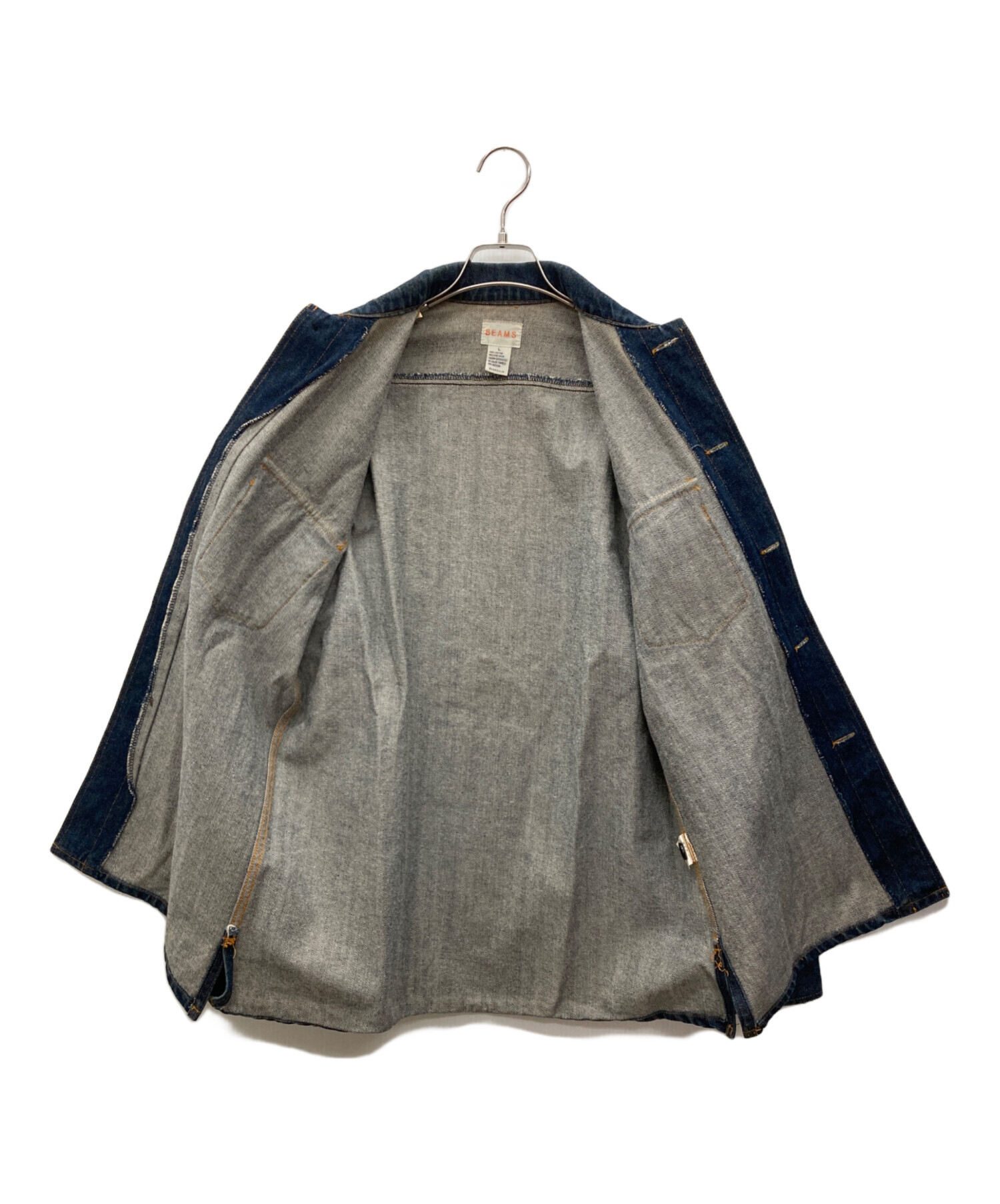 中古・古着通販】BEAMS (ビームス) デニムジャケット インディゴ 