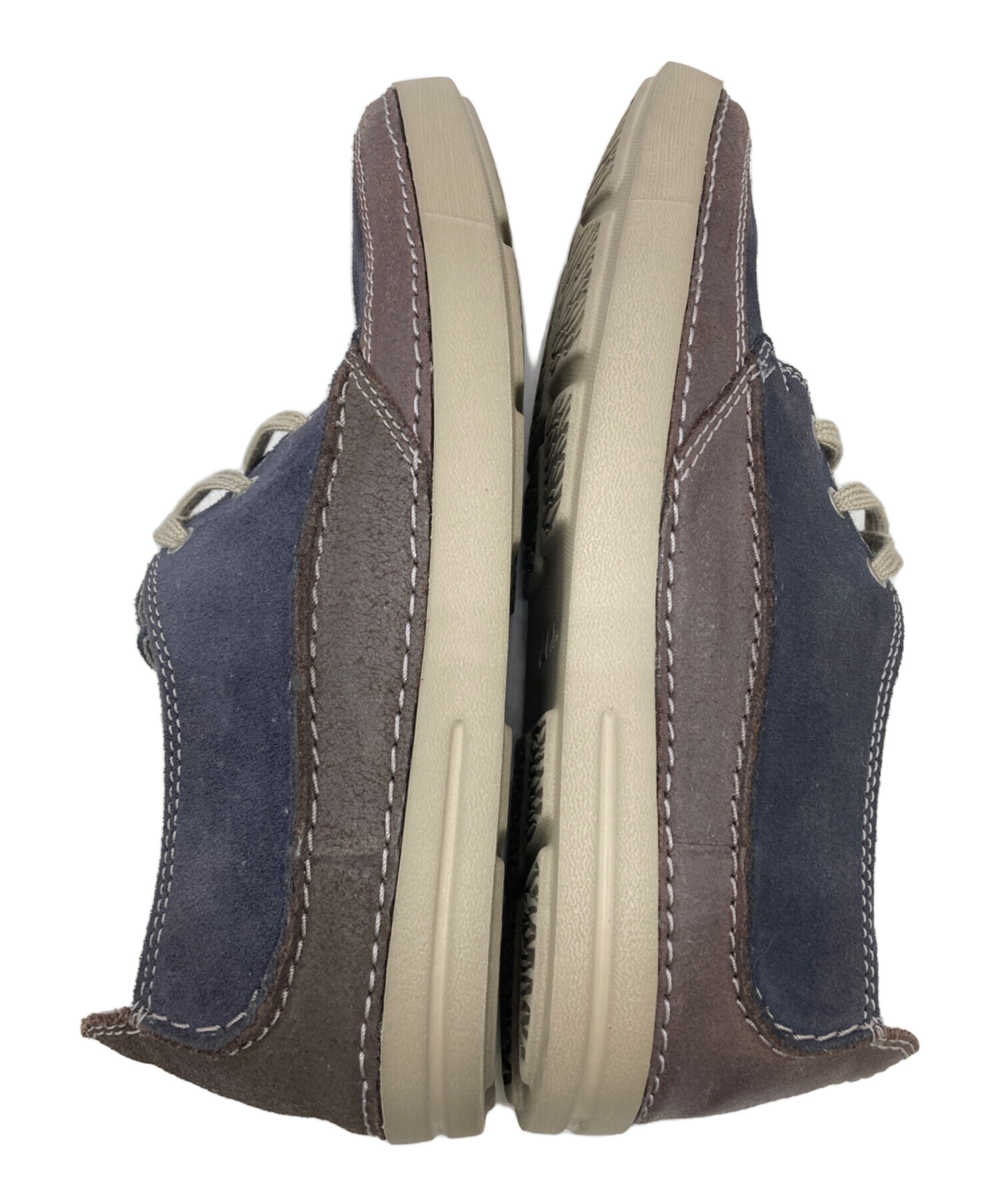 中古・古着通販】CLARKS (クラークス) スウェードシューズ ネイビー
