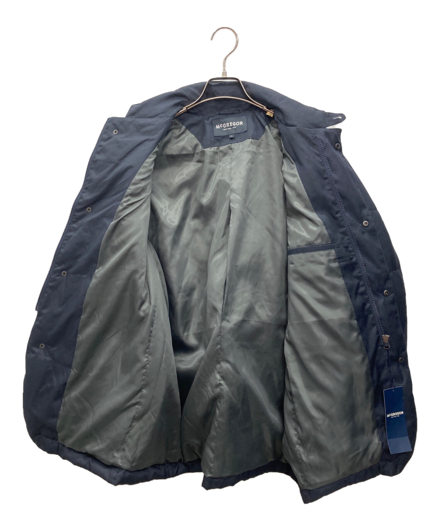 中古・古着通販】McGREGOR (マックレガー) ダウンジャケット ネイビー 中古・古着通販】McGREGOR (マックレガー) ダウンジャケット ネイビー
