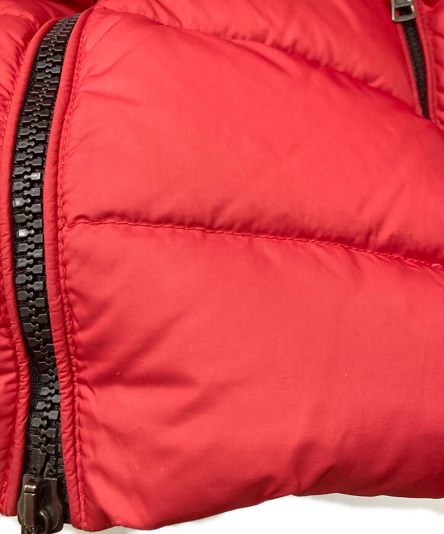 中古・古着通販】MONCLER (モンクレール) ダウンジャケット レッド 