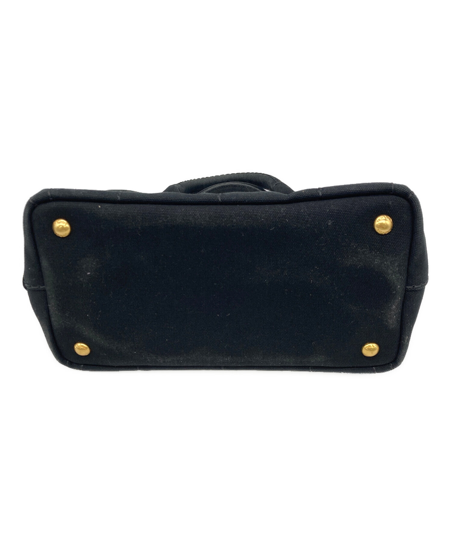 中古・古着通販】PRADA (プラダ) カナパミニトートバッグ ブラック