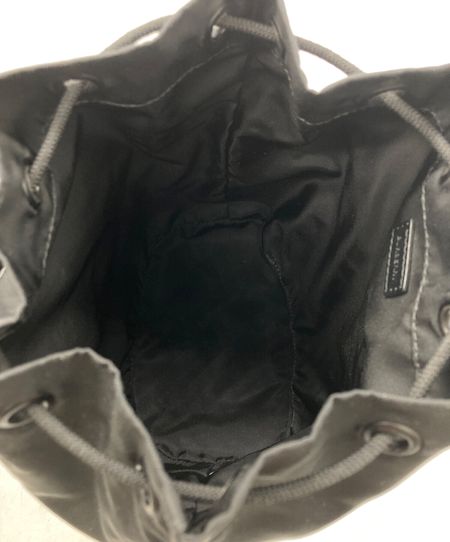 中古・古着通販】BURBERRY (バーバリー) ドローコードポーチ ブラック