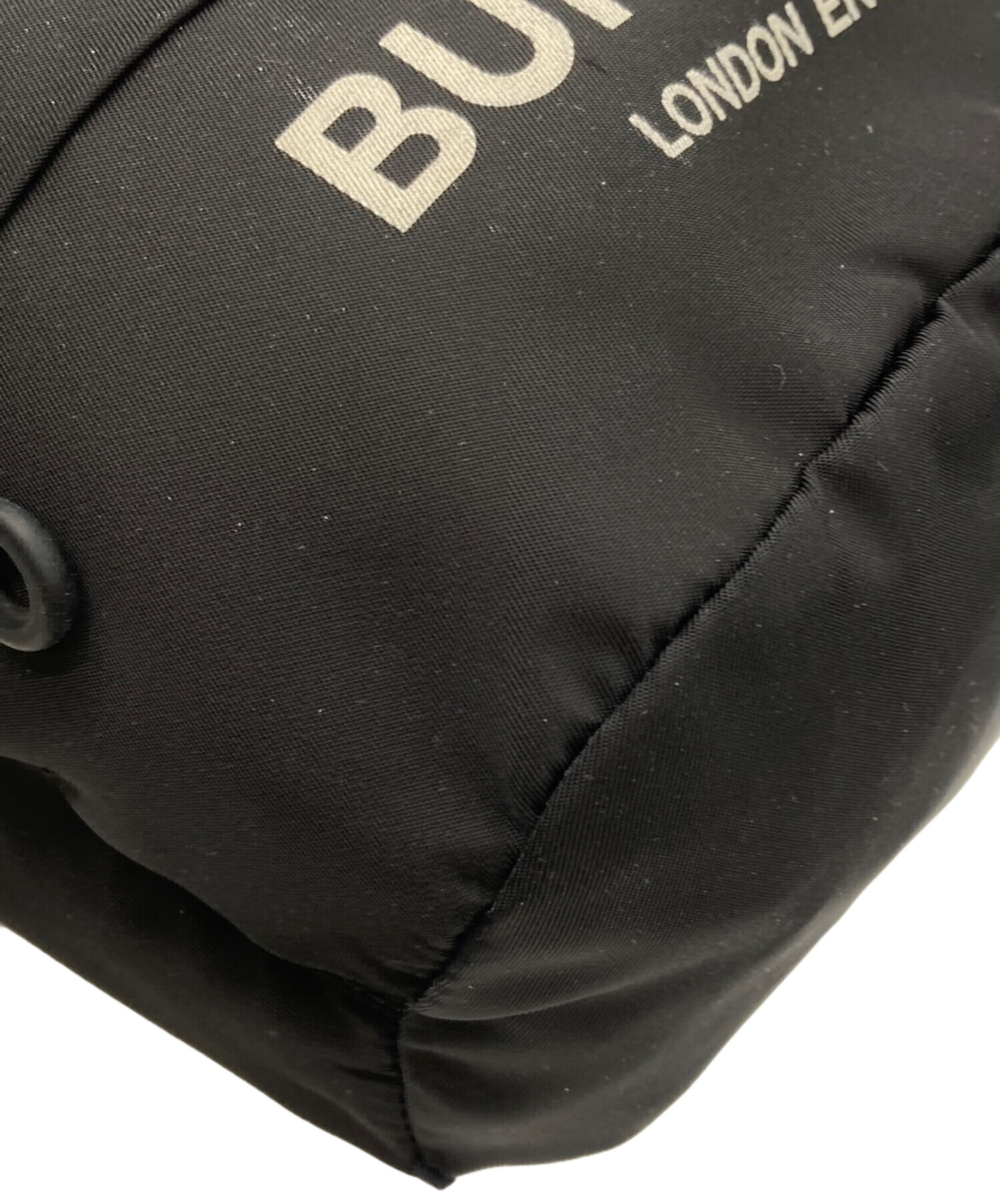 中古・古着通販】BURBERRY (バーバリー) ドローコードポーチ ブラック