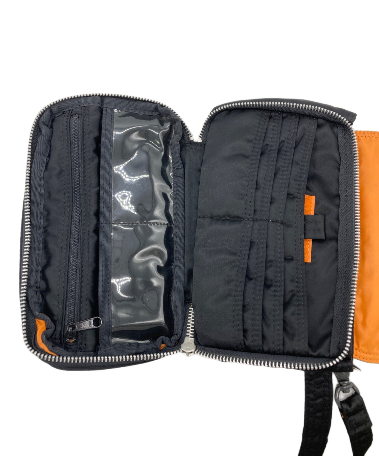 未使用品　1箇所剥がれあり　porter ポーター　レザー　ミニポーチ PORTER ポーター フリースタイル タイニーカードケース 707-19118 吉田