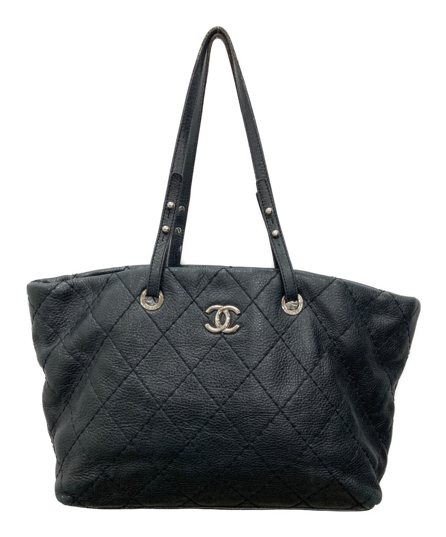 中古・古着通販】CHANEL (シャネル) トートバッグ ブラック｜ブランド