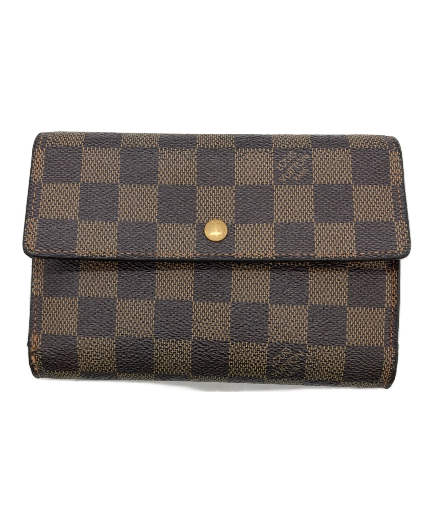 LOUIS VUITTON ルイヴィトン N61202 ダミエ ポルトトレゾール 中古・古着通販】LOUIS VUITTON (ルイ ヴィトン) ポルトトレゾール