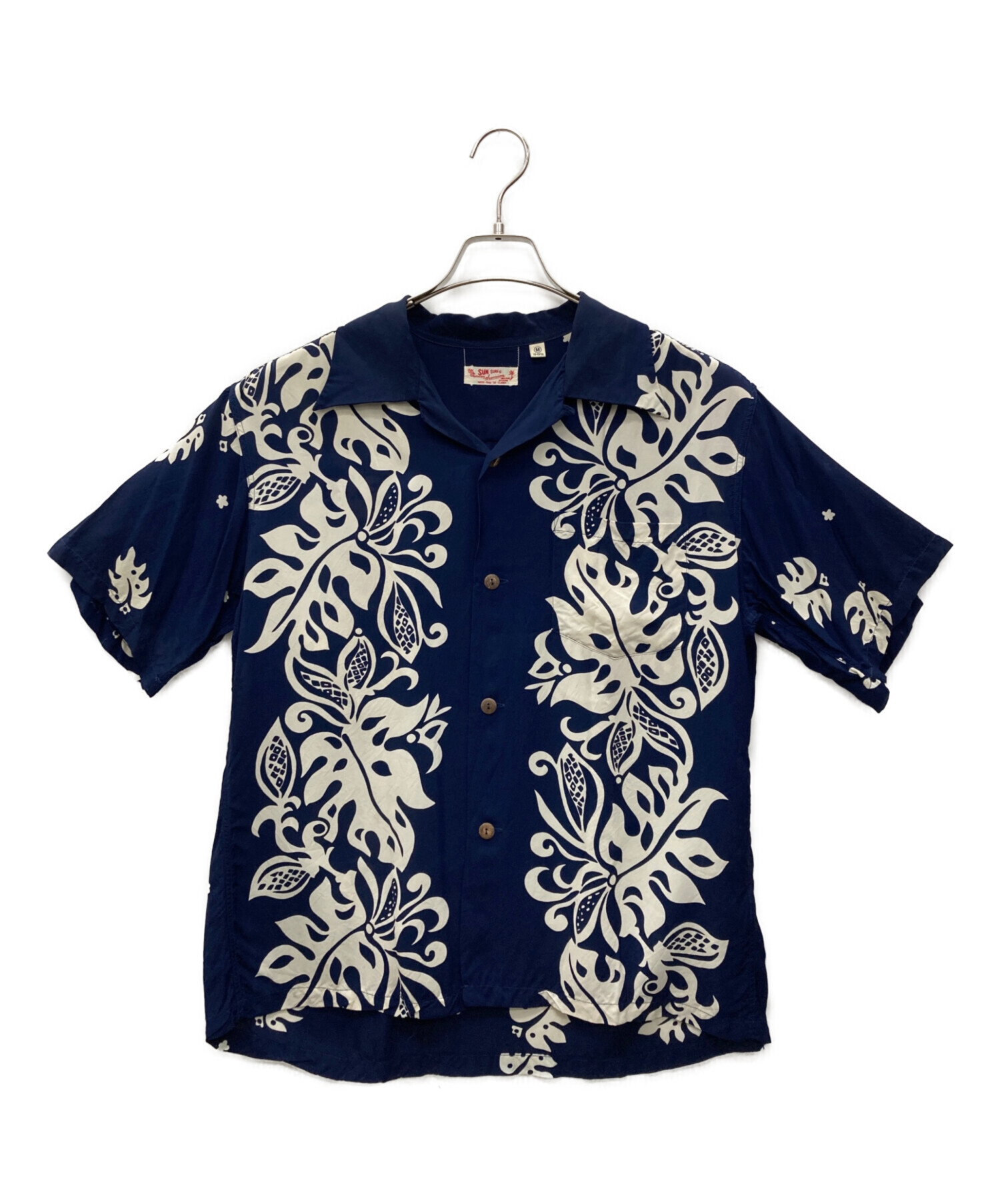 中古・古着通販】Sun Surf (サンサーフ) アロハシャツ ブルー サイズ 