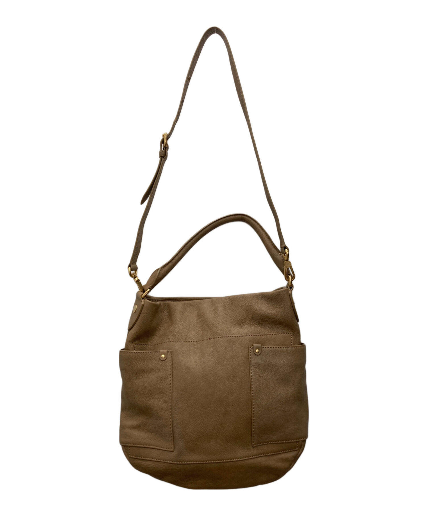 krrk　　MARC JACOBS 2wayショルダーバッグ ベージュ 中古・古着通販】Marc by Marc Jacobs (マークバイマークジェイコブス
