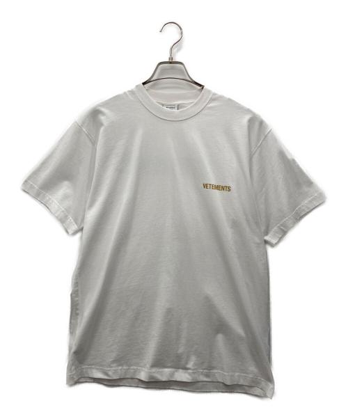 中古・古着通販】VETEMENTS (ヴェトモン) 半袖Tシャツ ホワイト サイズ