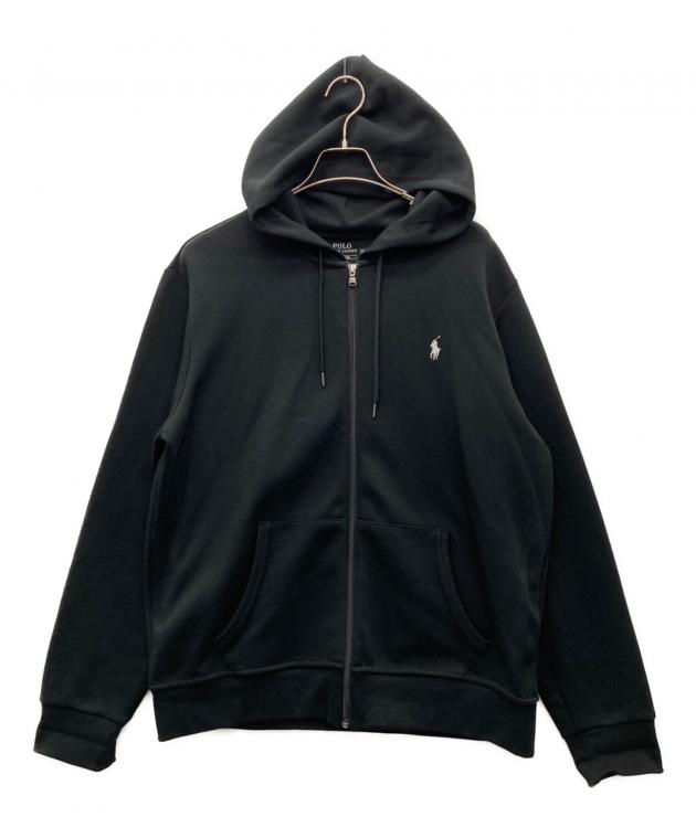 Polo by Ralph Lauren ブラックジップパーカー M アメカジ 中古・古着通販】POLO RALPH LAUREN (ポロ・ラルフローレン) ジップ