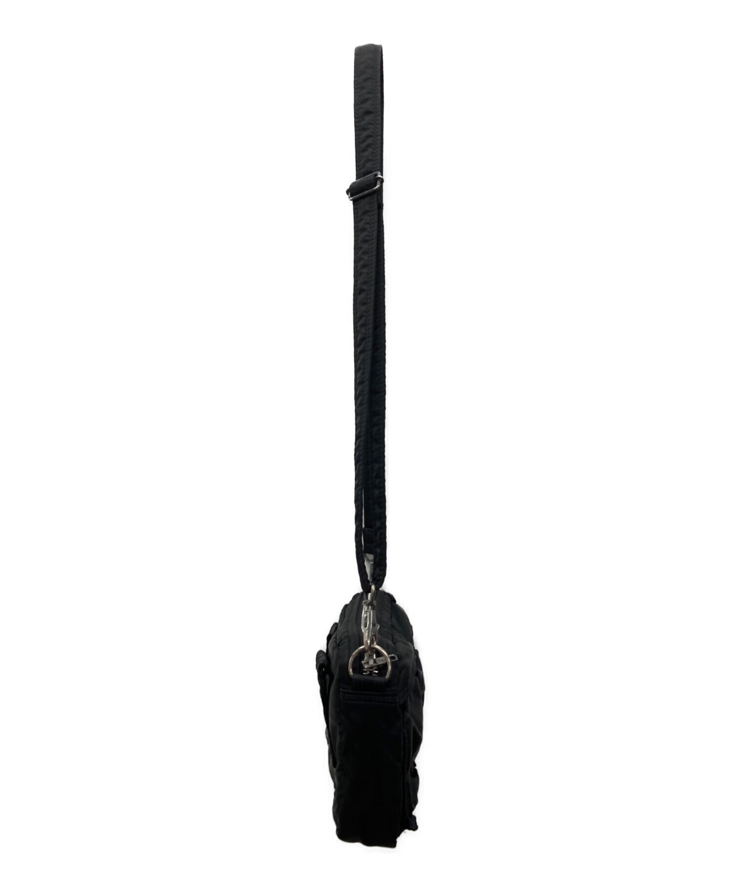 ポーター ショルダーバッグ ブラック 黒 美品 中古・古着通販】PORTER (ポーター) ショルダーバッグ ブラック