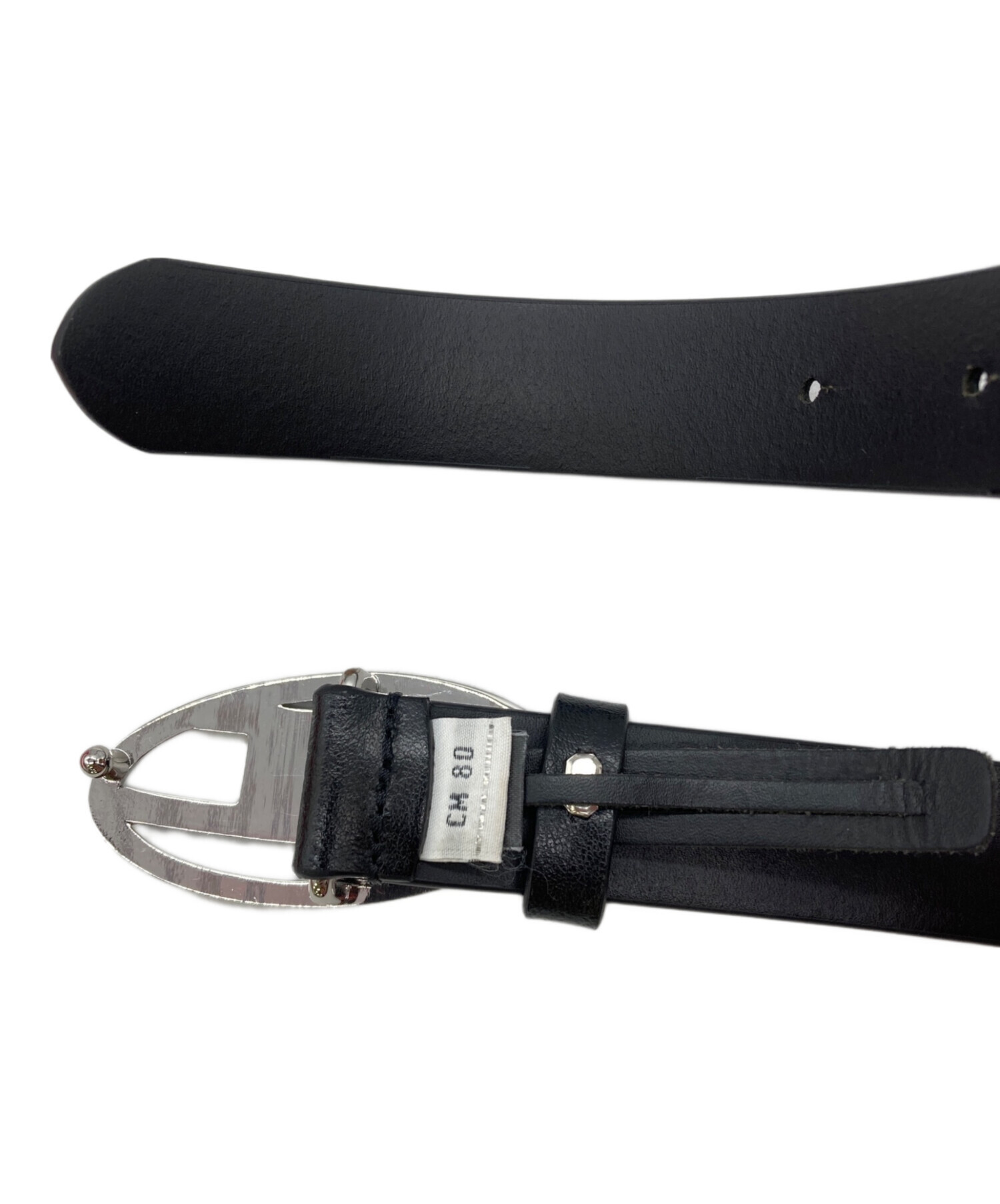 中古・古着通販】DIESEL (ディーゼル) レザーベルトB-1dr 25 サイズ:80