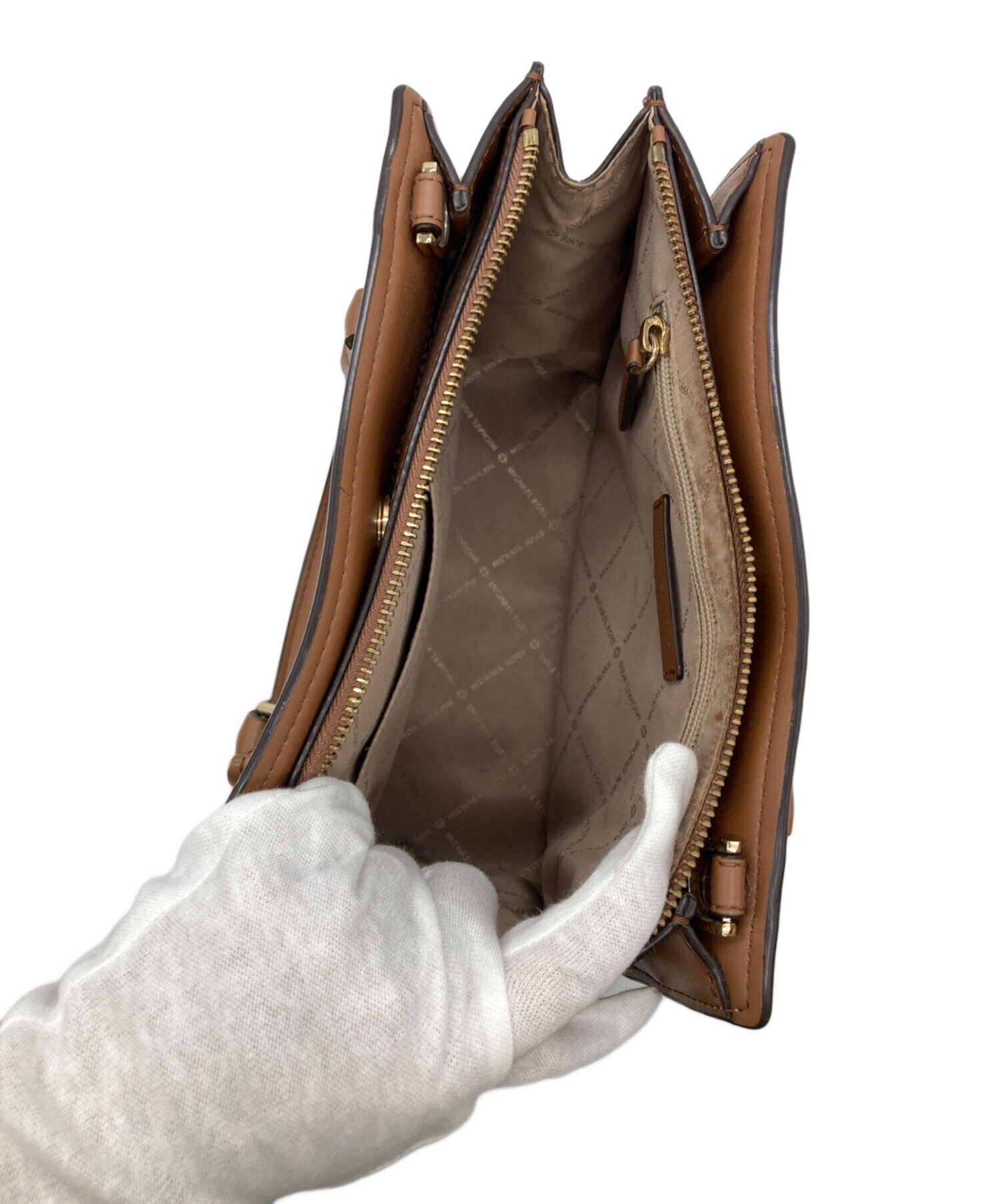 中古・古着通販】MICHAEL KORS (マイケルコース) 2WAYバッグ ブラウン