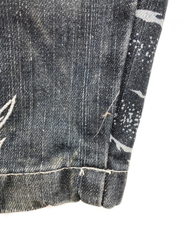 中古・古着通販】DOG TOWN (ドッグ タウン) 刺繍デニムハーフパンツ