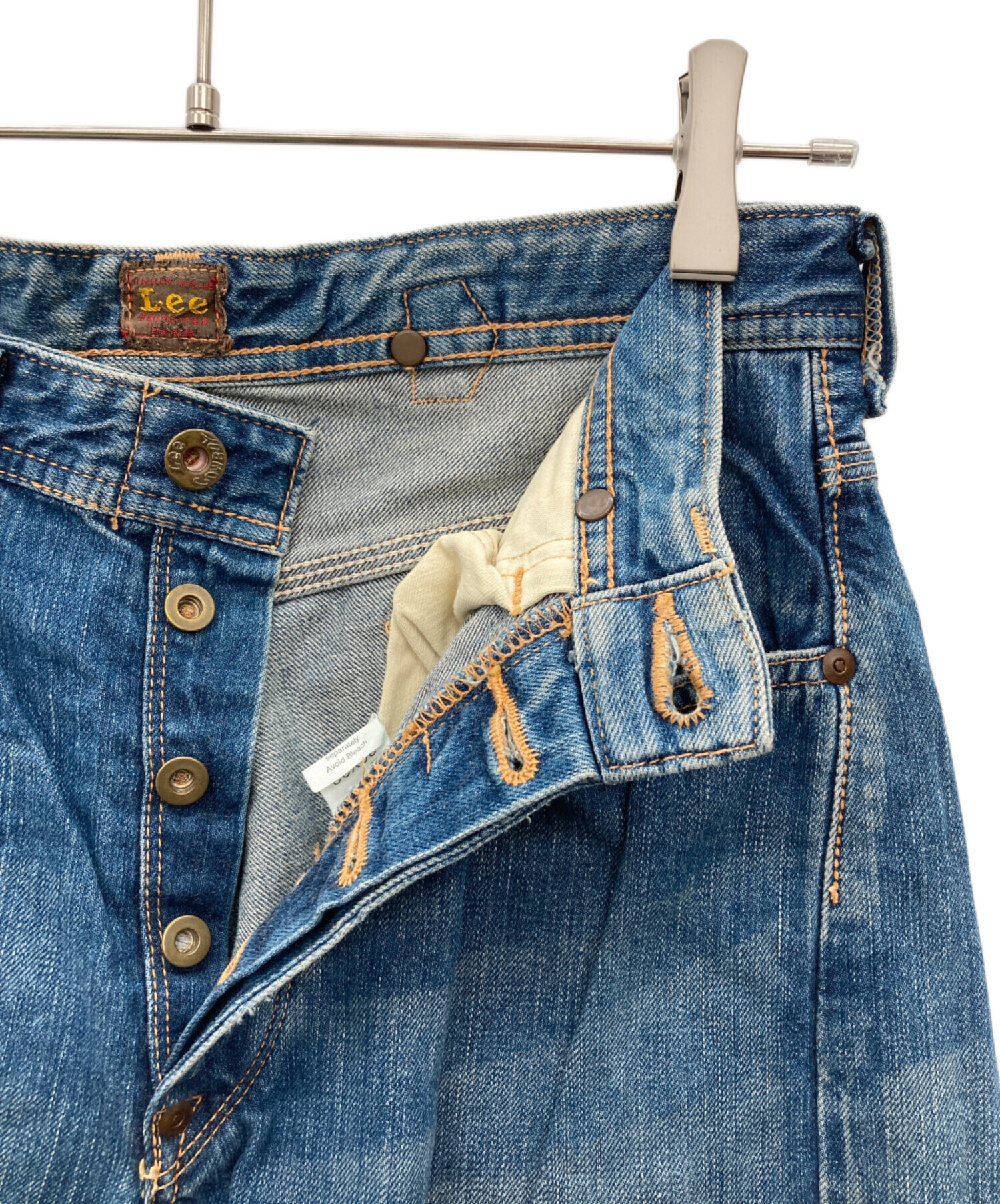 中古・古着通販】LEE (リー) ボタンフライデニムパンツ インディゴ