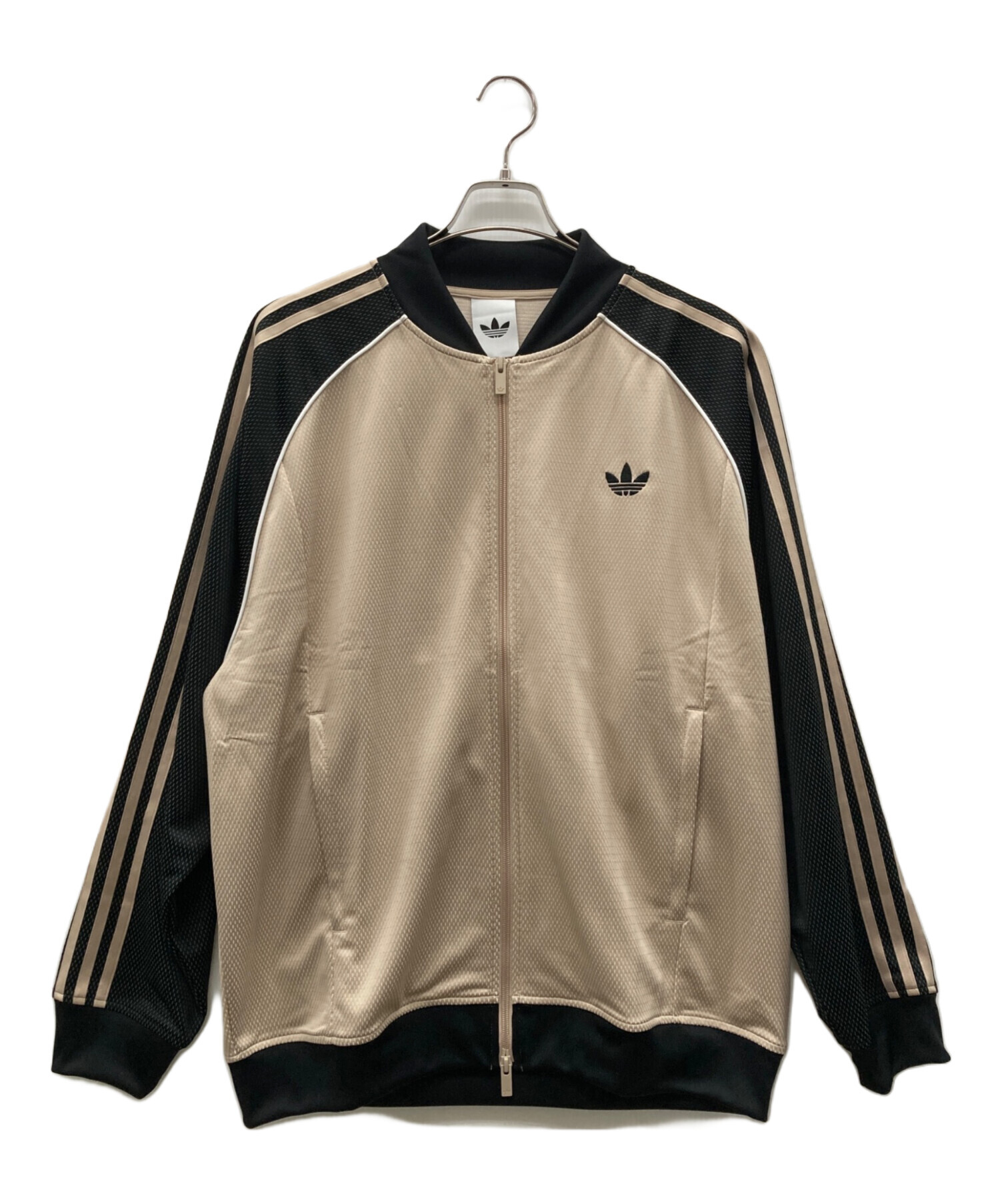 アディダス　 トラックジャケット 00s ラメ カーキ×ゴールド 中古・古着通販】adidas (アディダス) ルーズ メッシュ トラックトップ