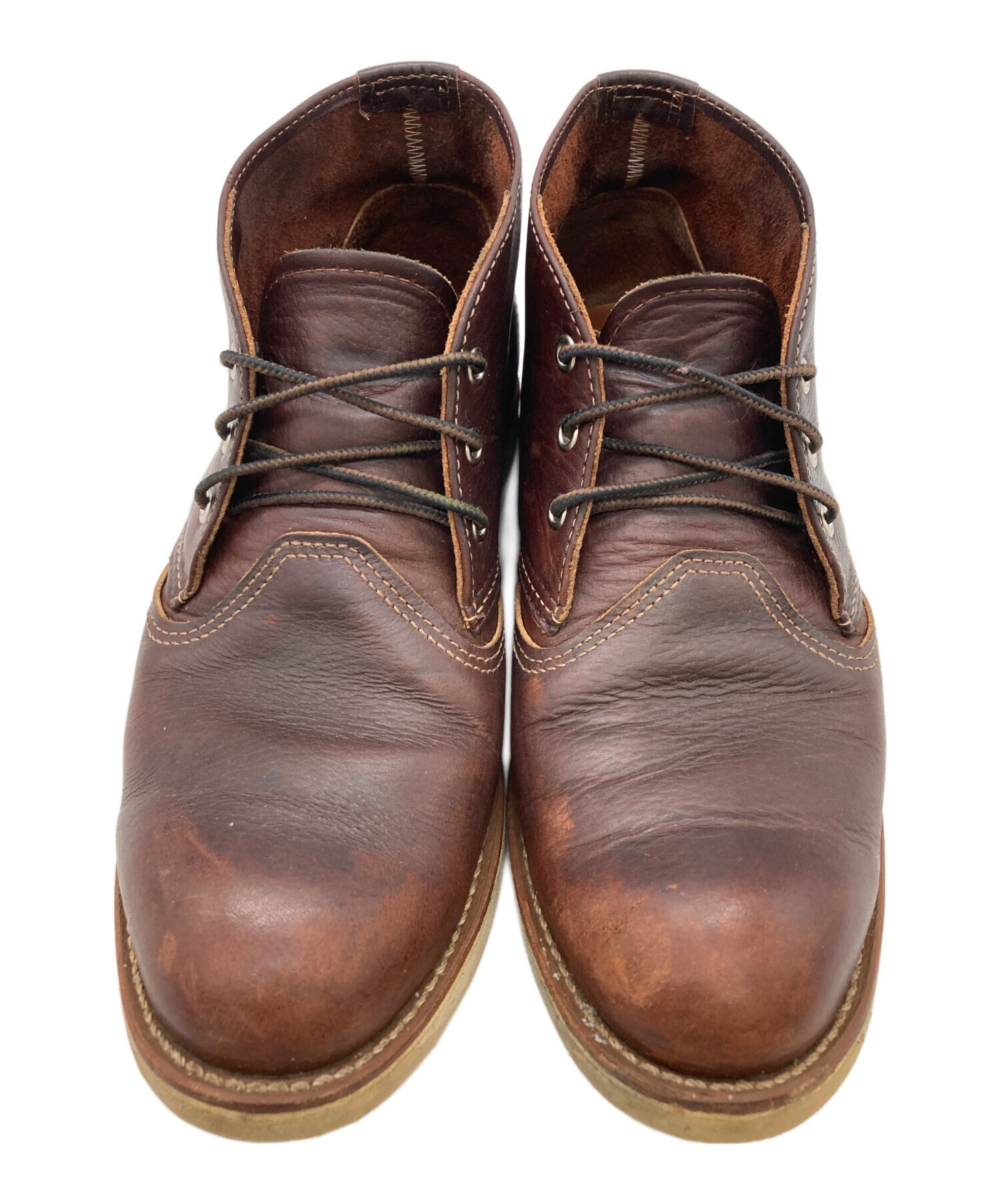 REDWING レッドウィング ブーツ 28cm 茶 【古着】【中古】 中古・古着通販】RED WING (レッドウィング) チャッカーブーツ