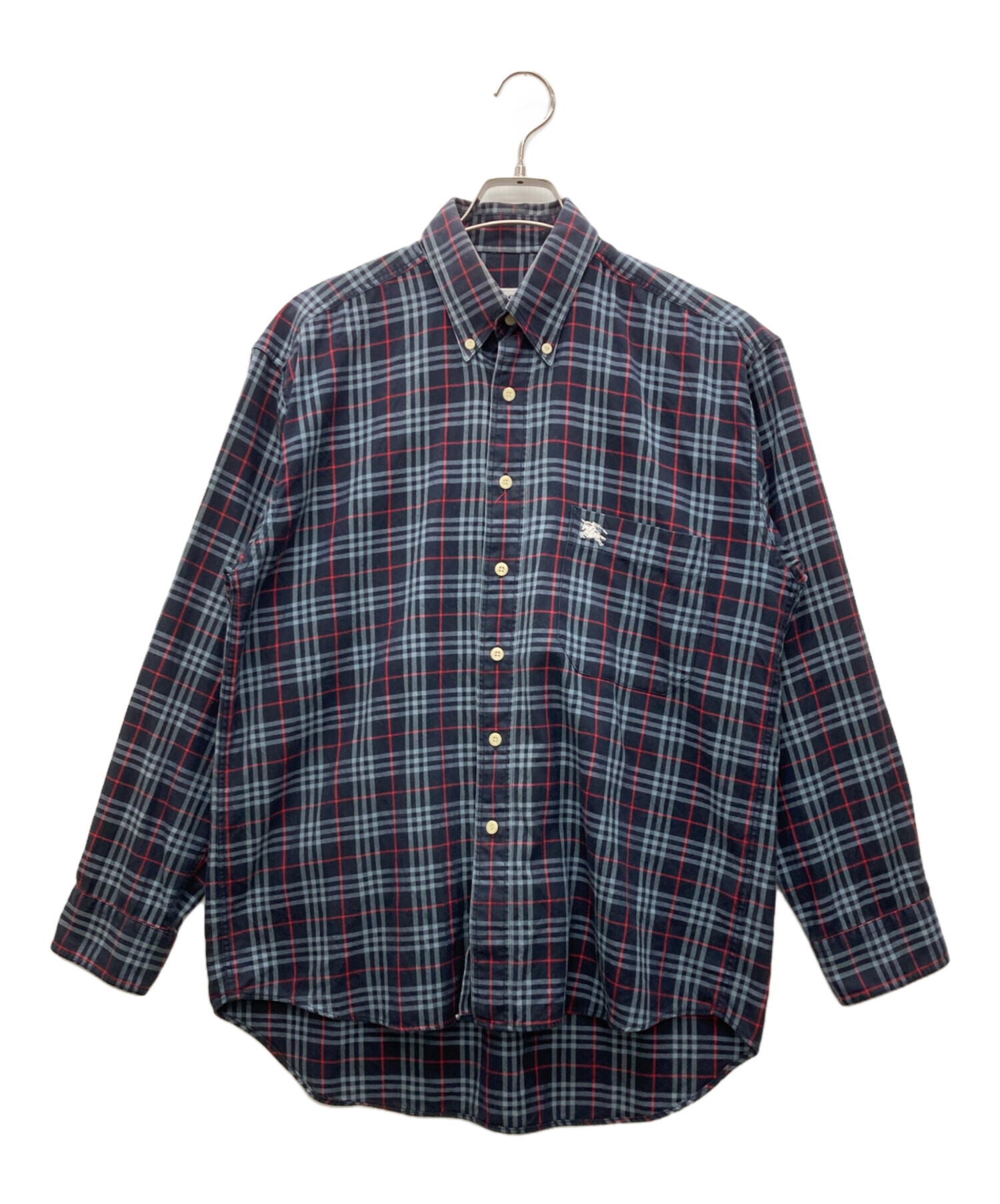 Burberry バーバリー メンズシャツ 長袖 古着 中古・古着通販】Burberry's (バーバリーズ) 長袖シャツ ネイビー