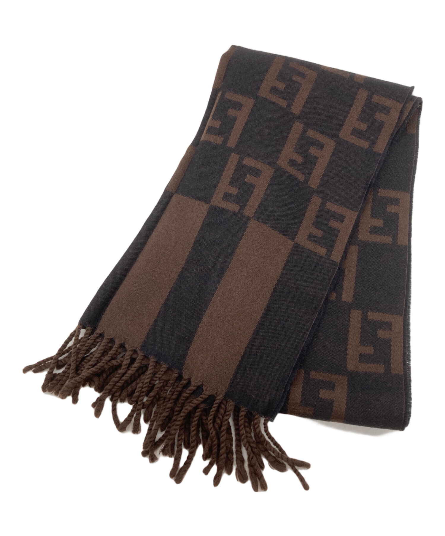 中古・古着通販】FENDI (フェンディ) マフラー ブラウン｜ブランド