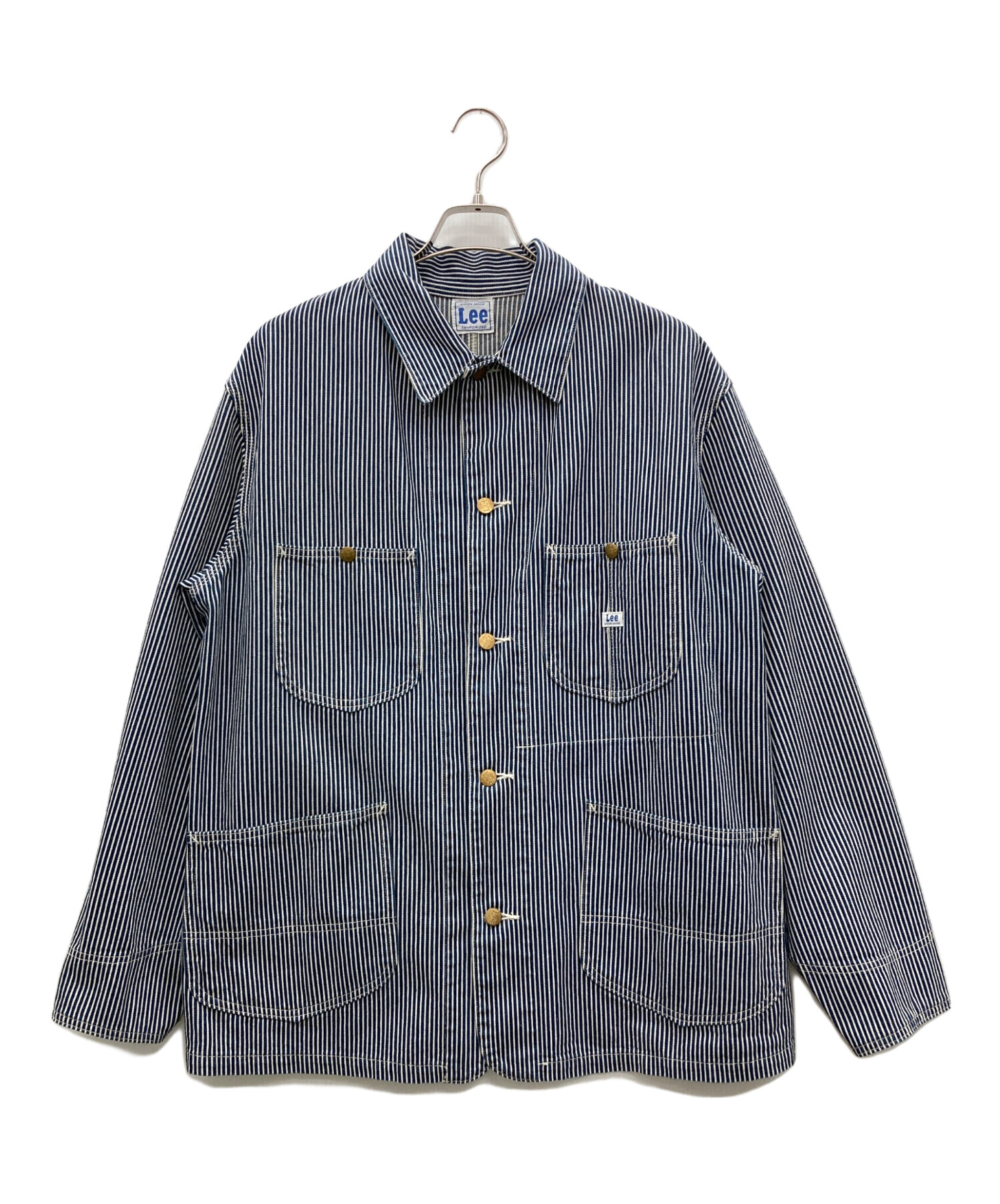 現行品　Lee カバーオール インディゴ　サイズL 中古・古着通販】LEE (リー) カバーオール インディゴ サイズ:L