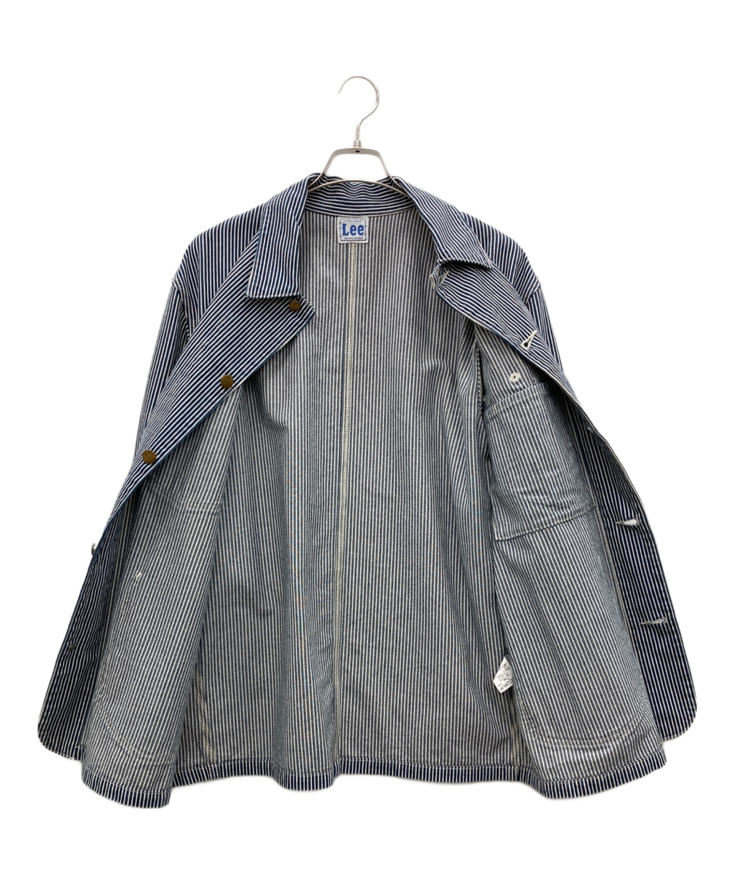 現行品　Lee カバーオール インディゴ　サイズL 中古・古着通販】LEE (リー) カバーオール インディゴ サイズ:L
